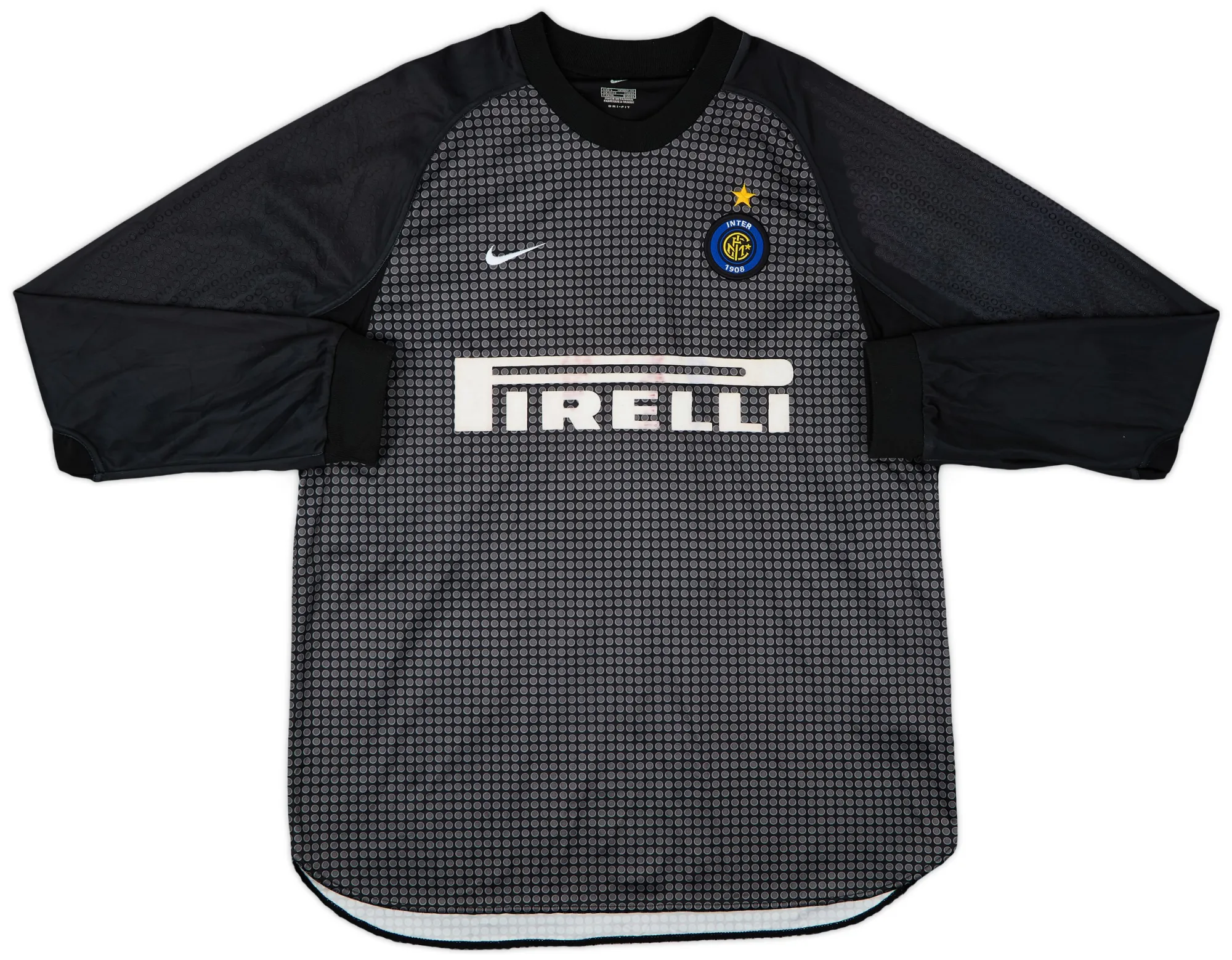 Nike Inter Milan Mens LS Goalkeeper Home Shirt 2000/01