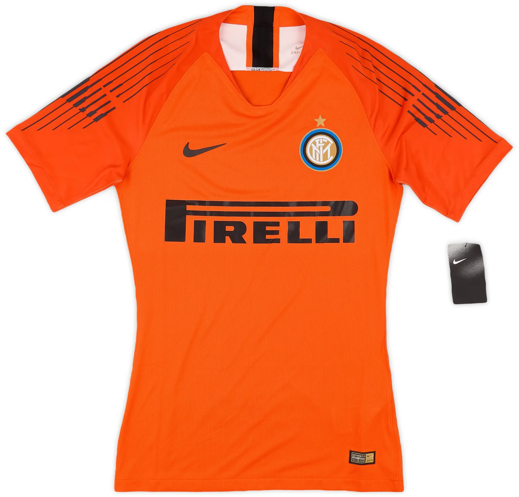 Nike Inter Milan Mens SS Goalkeeper Player Issue Fourth Shirt 2018/19