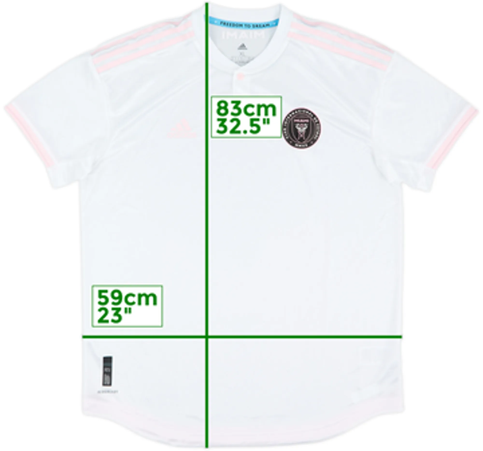 Kappa Inter Miami Mens SS Player Issue Home Shirt 2020