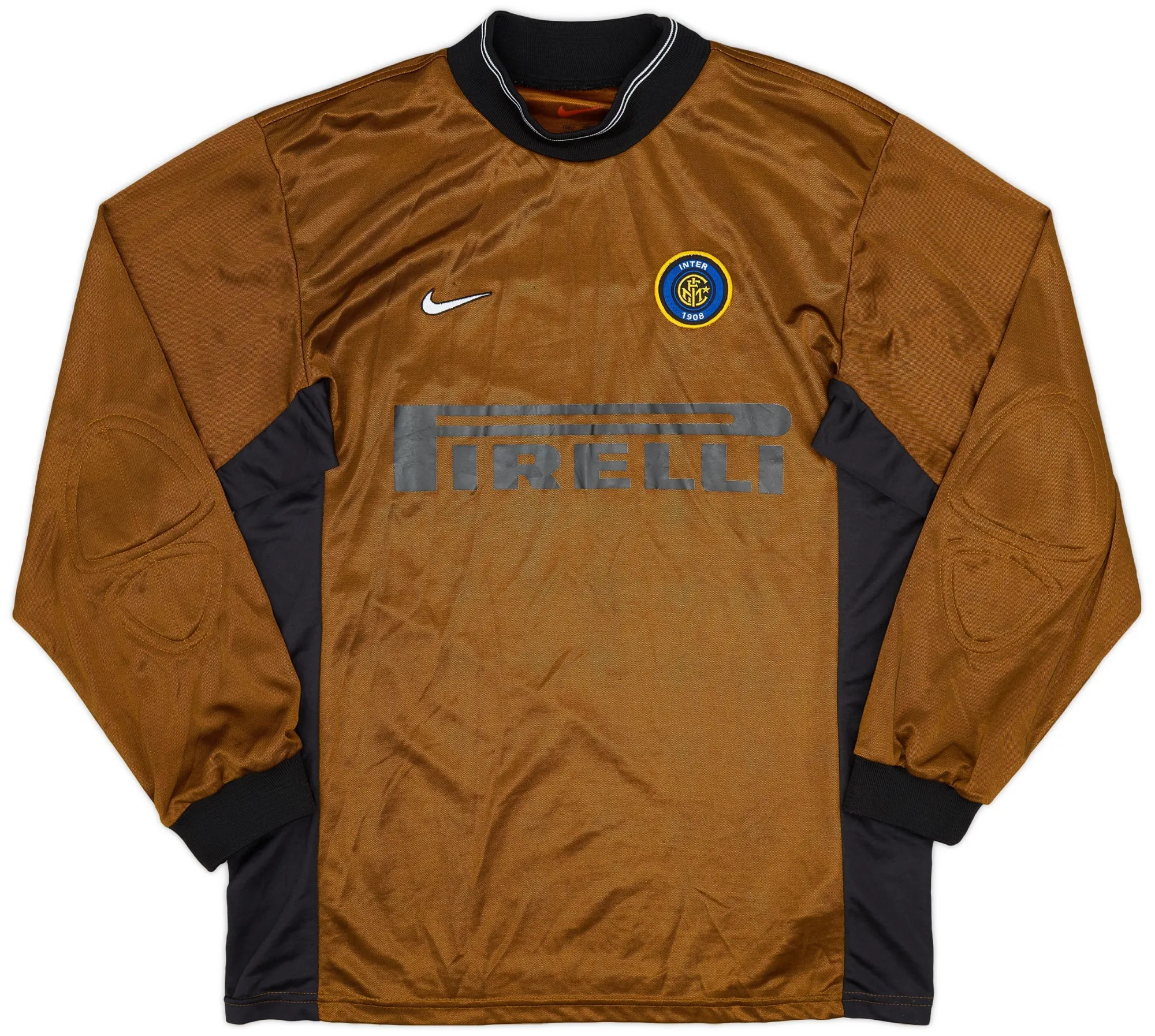 Nike Inter Milan Mens LS Goalkeeper Home Shirt 1998/99