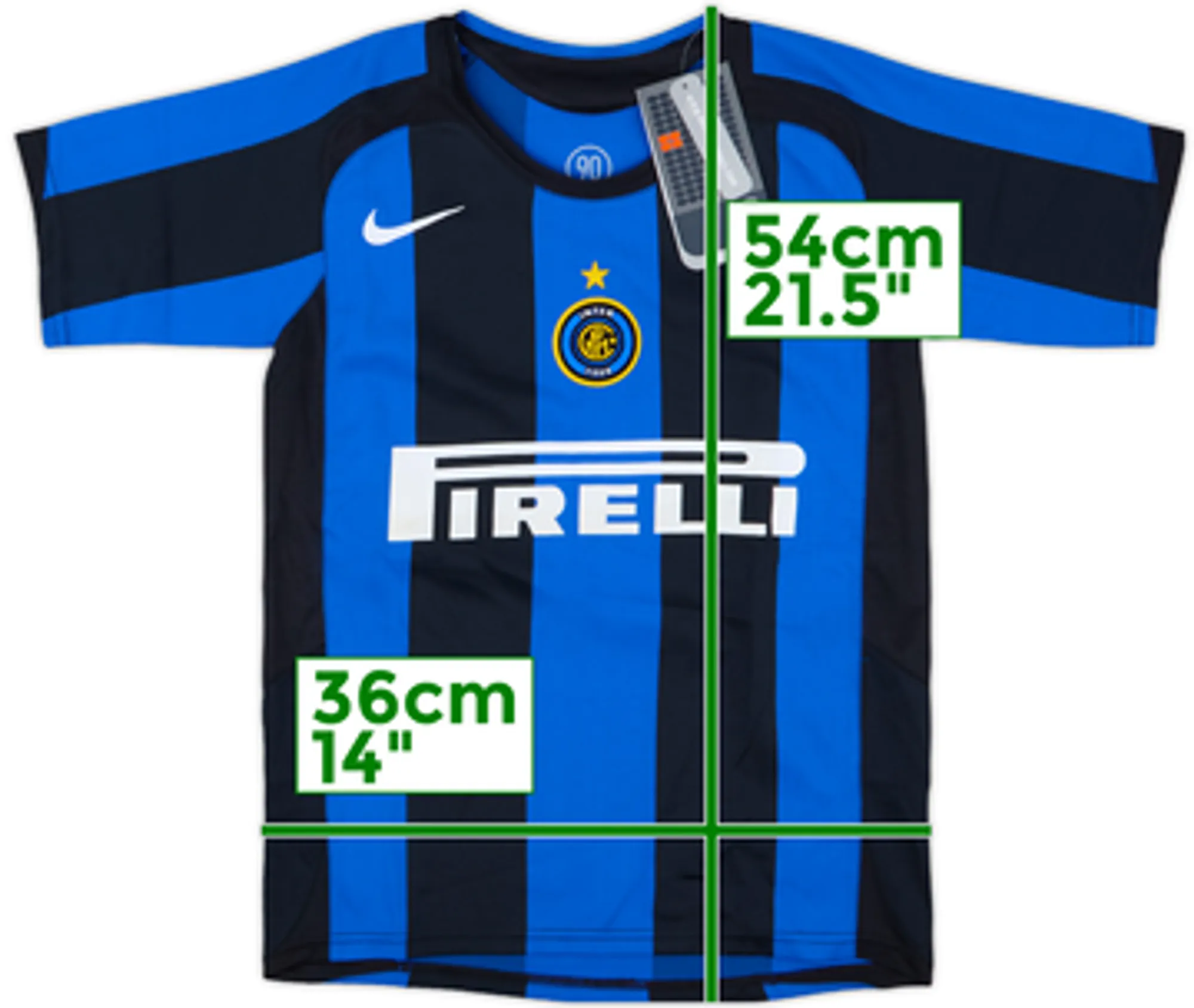 Nike Inter Milan Boys SS Home Shirt 2005/06
