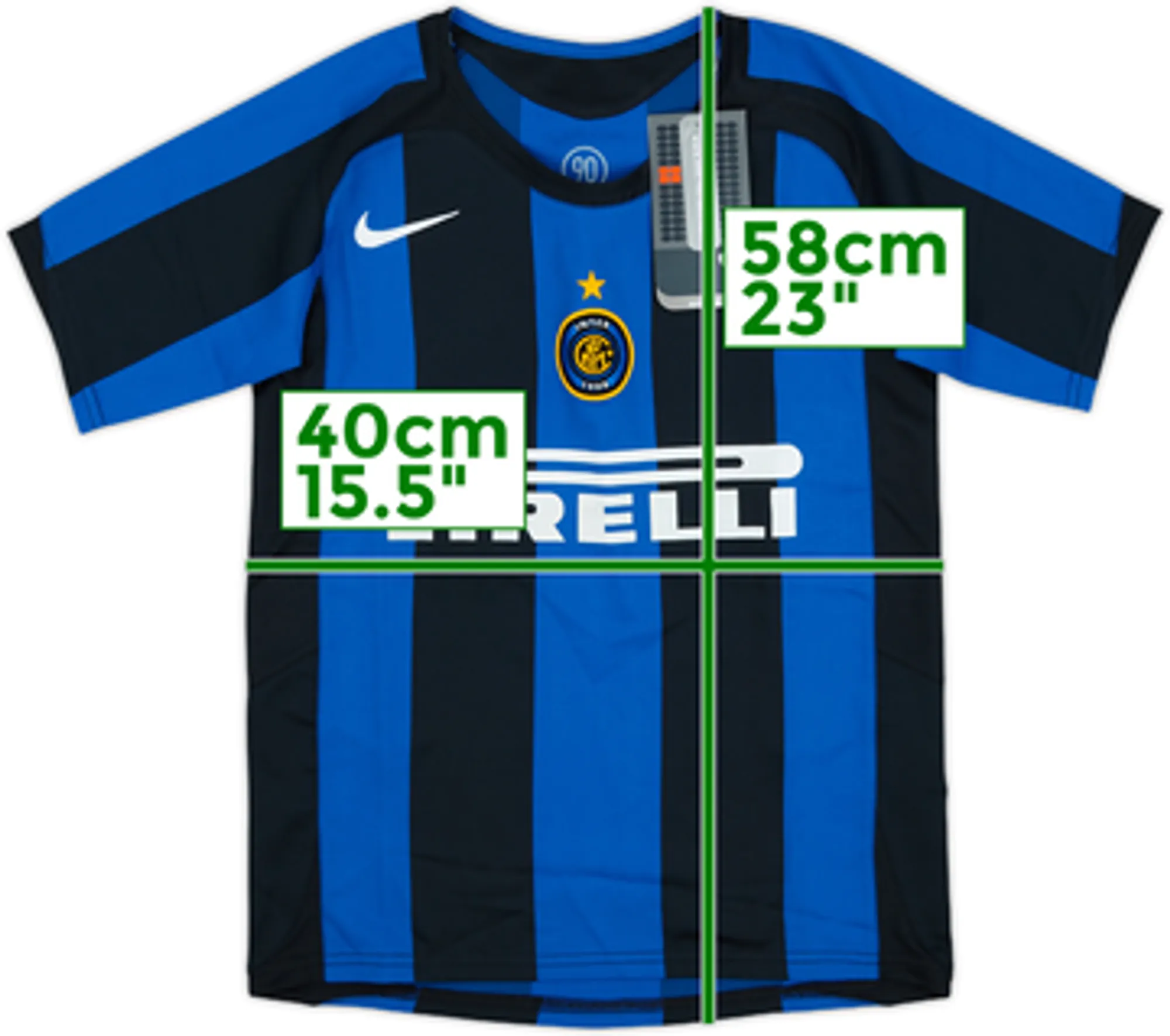 Nike Inter Milan Boys SS Home Shirt 2004/05