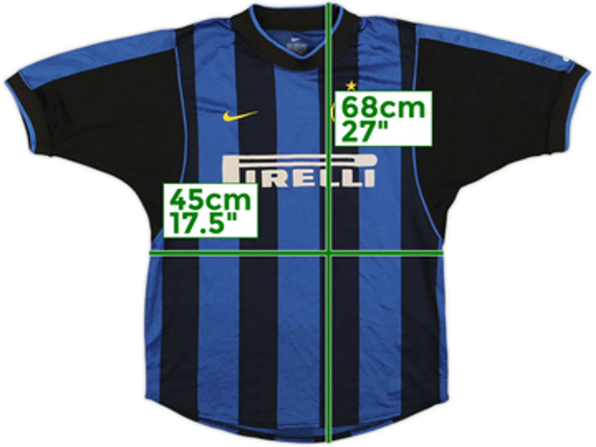 Nike Inter Milan Boys SS Home Shirt 2000/01