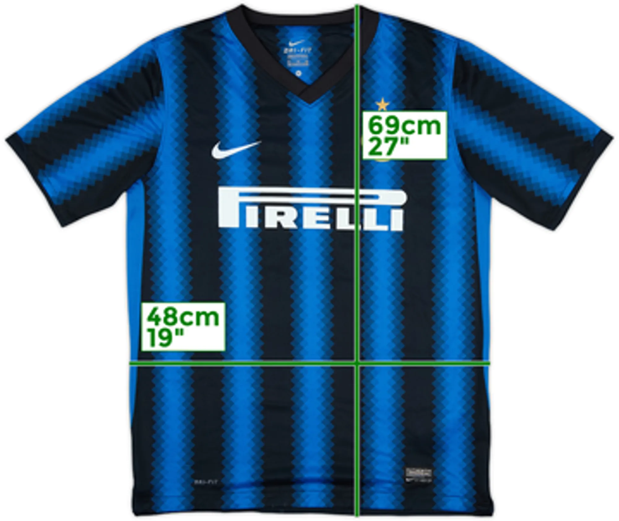 Nike Inter Milan Boys SS Home Shirt 2010/11