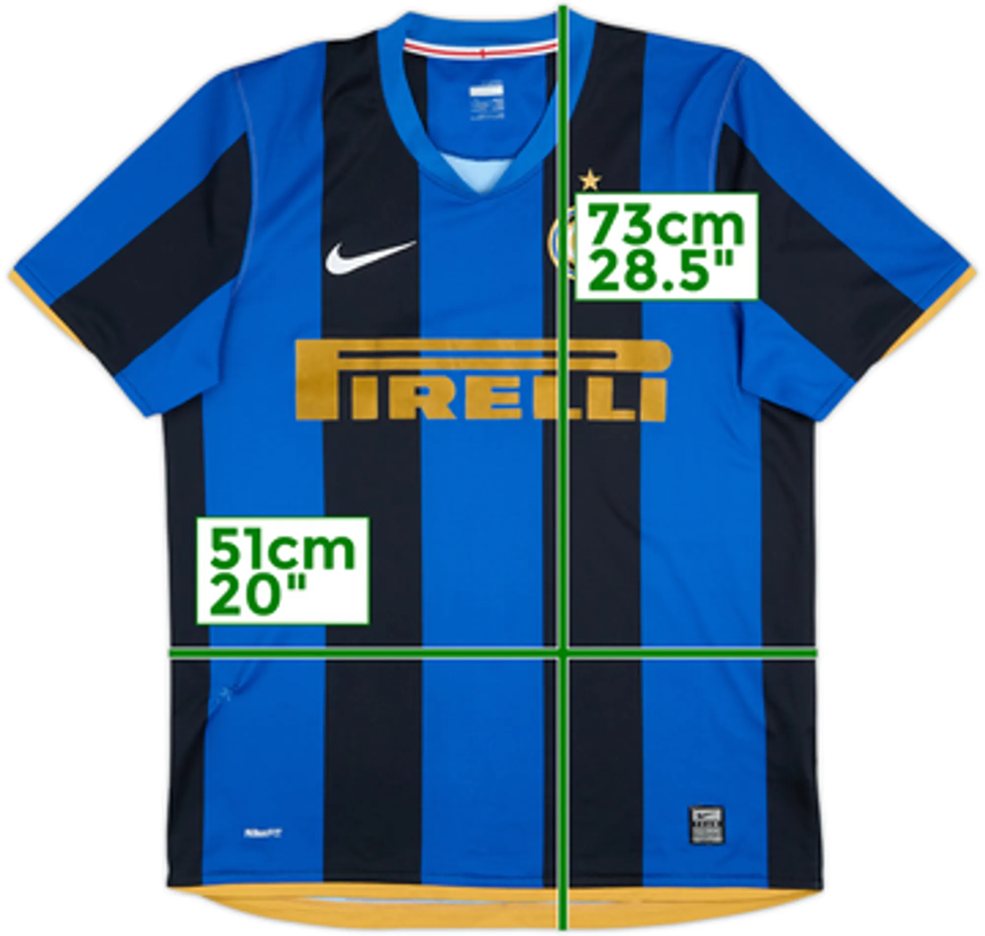 Nike Inter Milan Mens SS Home Shirt 2008/09