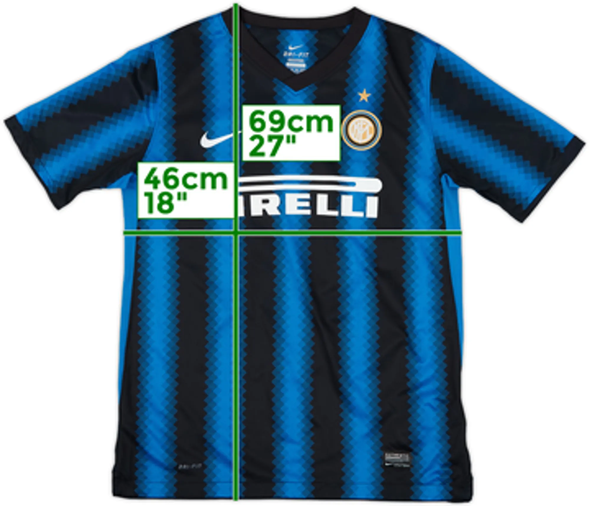 Nike Inter Milan Boys SS Home Shirt 2010/11