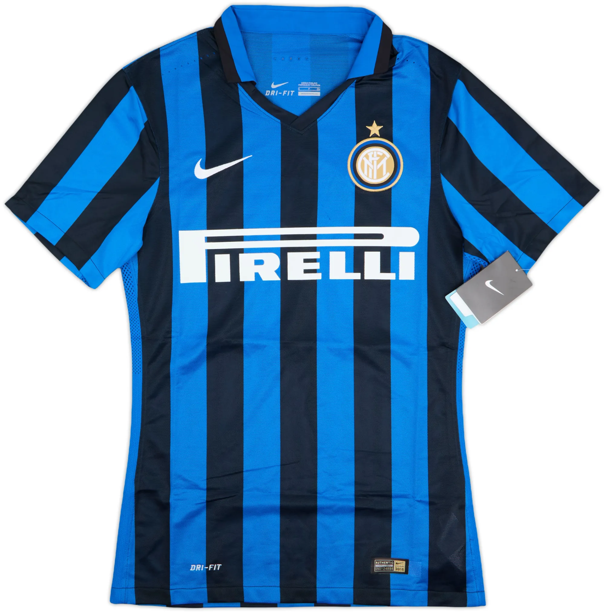 Nike Inter Milan Mens SS Player Issue Home Shirt 2015/16