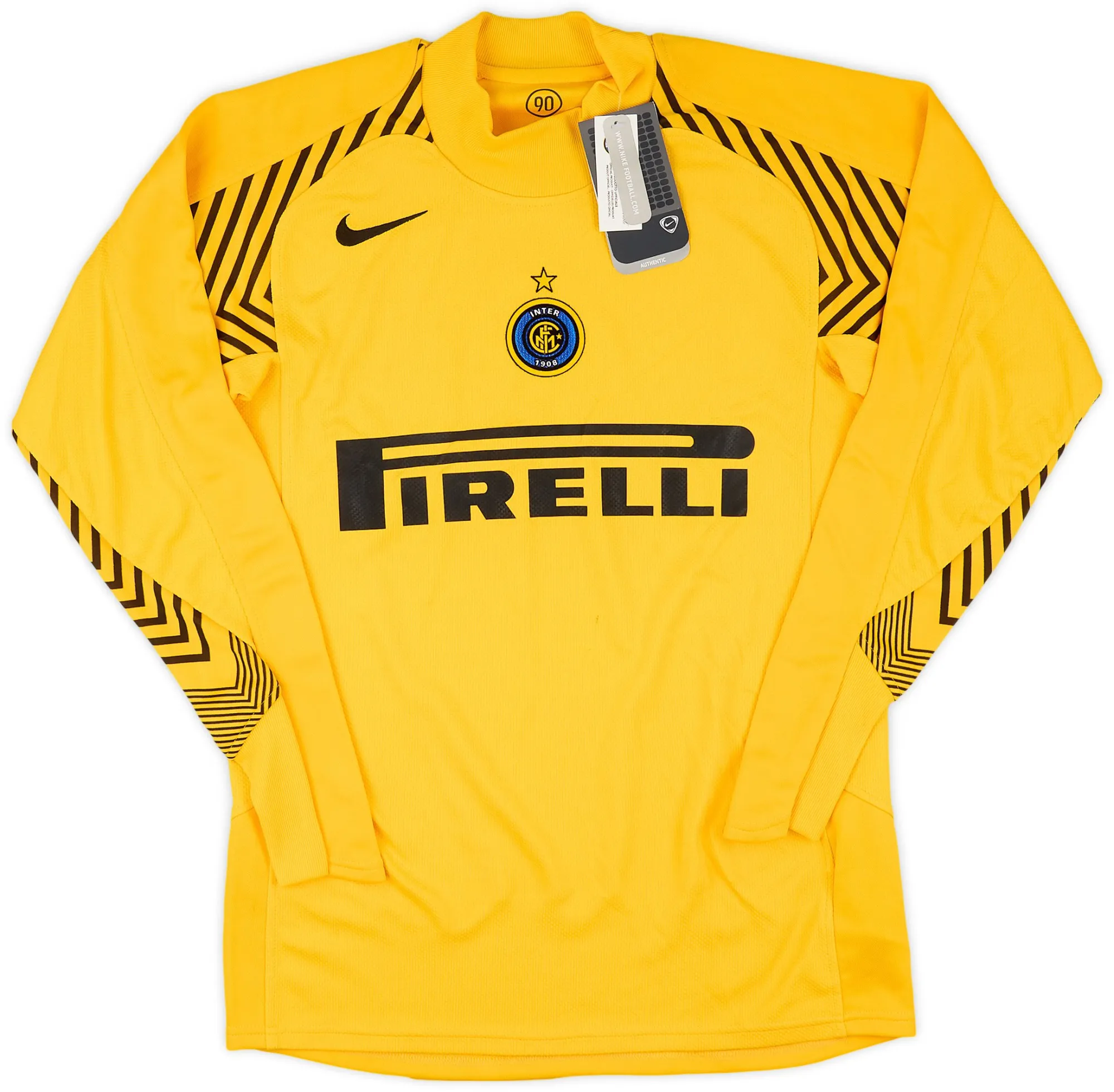 Nike Inter Milan Mens LS Goalkeeper Home Shirt 2005/06