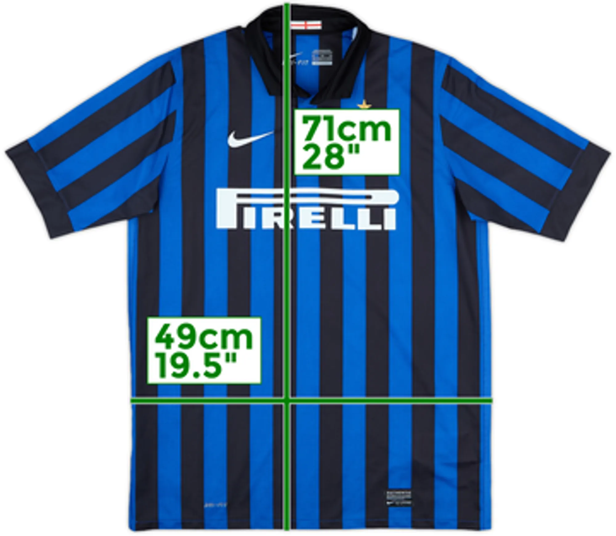 Nike Inter Milan Boys SS Home Shirt 2011/12