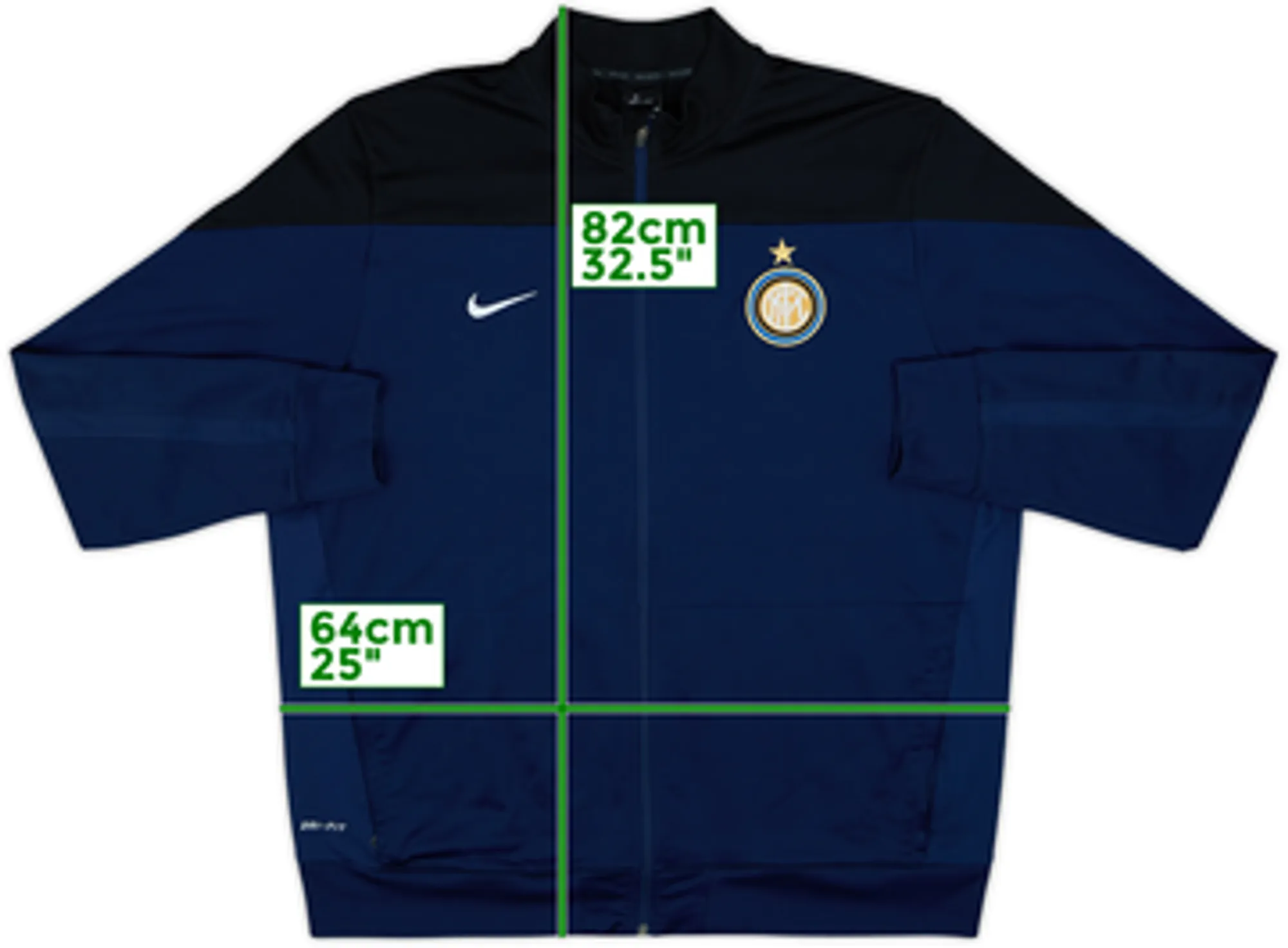 2013-14 Inter Milan Nike Track Jacket - 8/10 - (L.Boys)