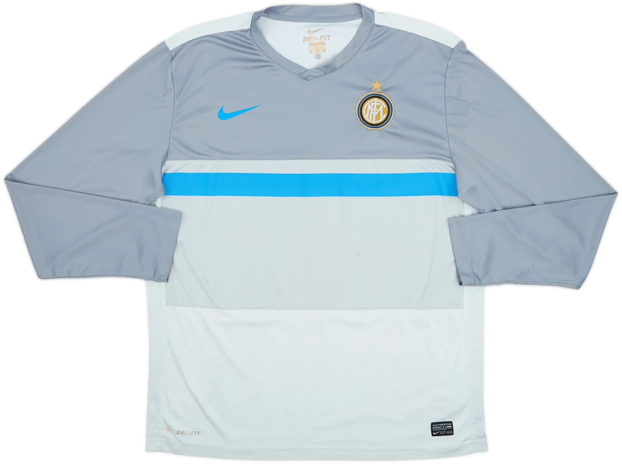 Nike Inter Milan Mens LS Home Shirt 2011/12