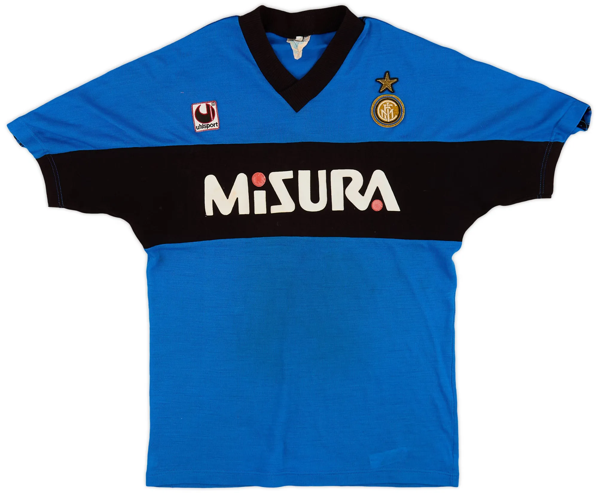 uhlsport Inter Milan Mens SS Home Shirt 1990/91