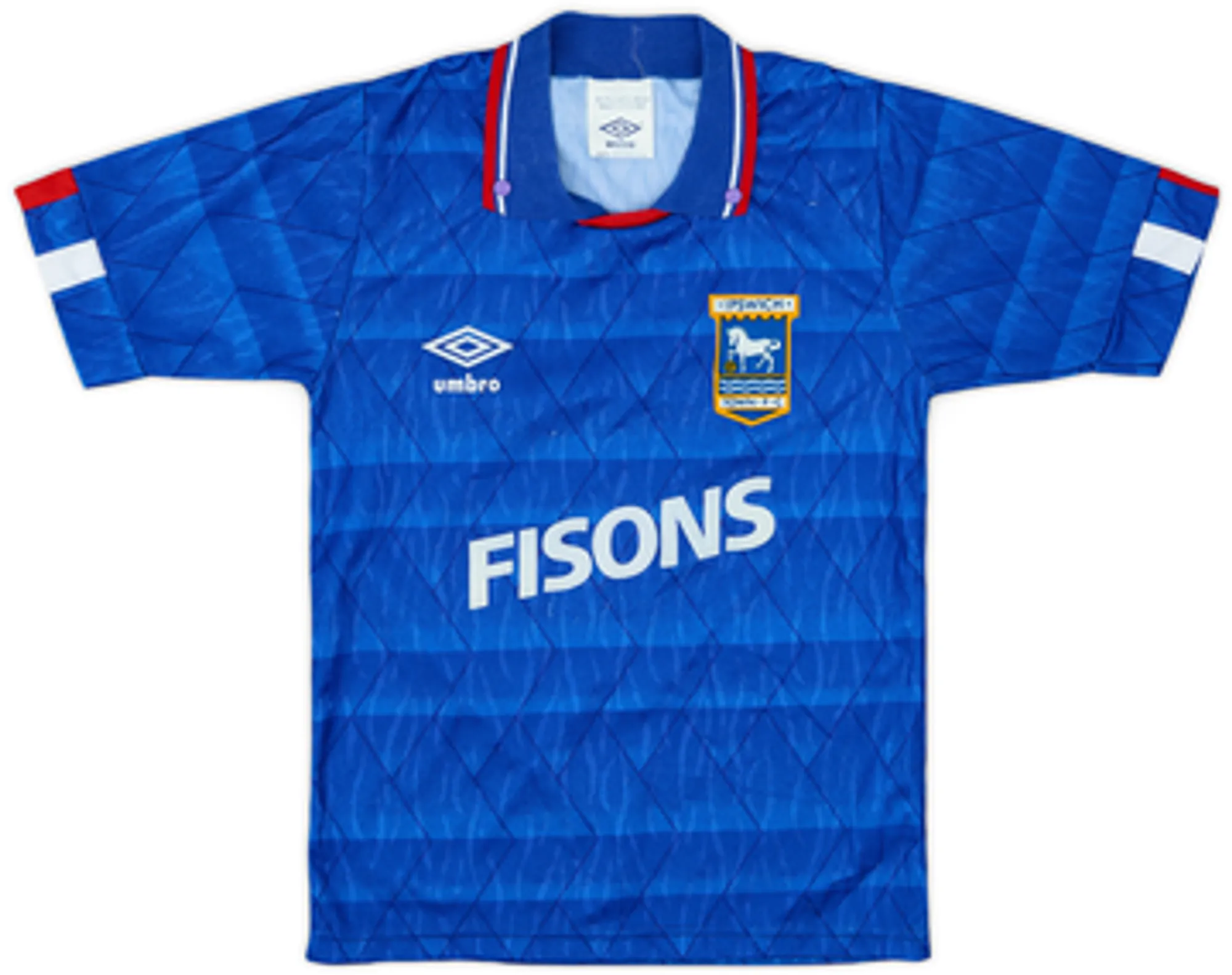 Umbro Ipswich Town Mens SS Home Shirt 1989/90