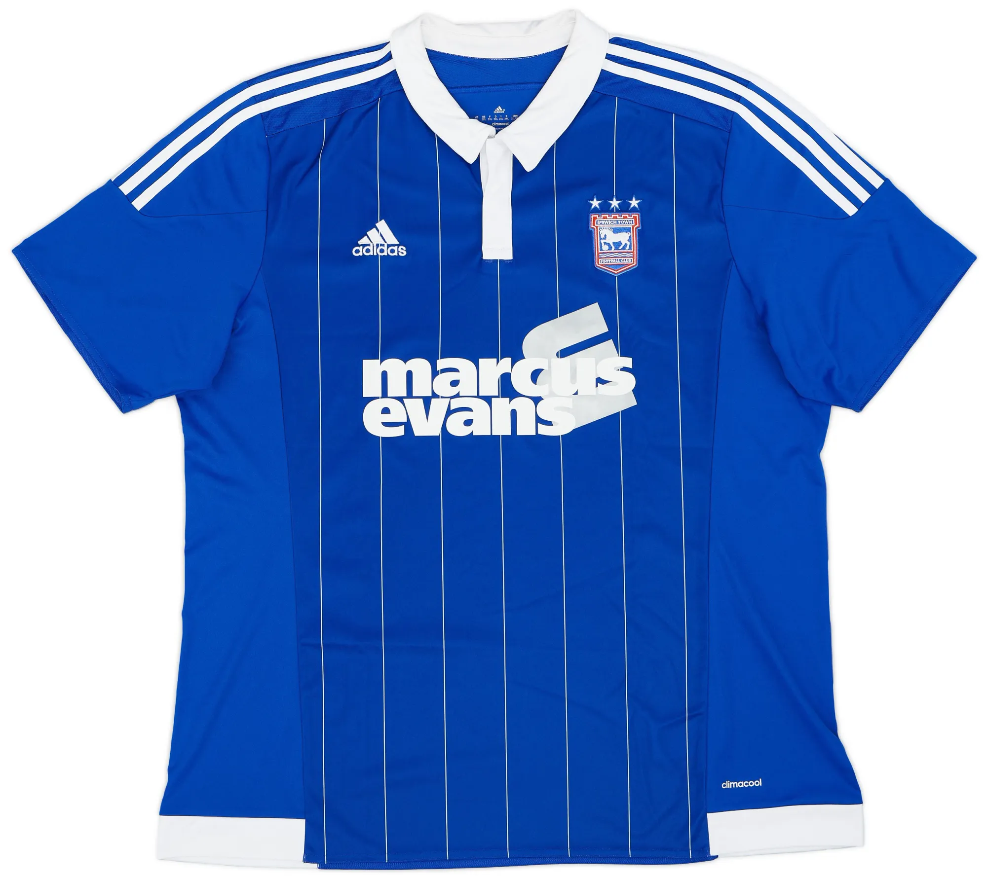adidas Ipswich Town Mens SS Home Shirt 2015/16
