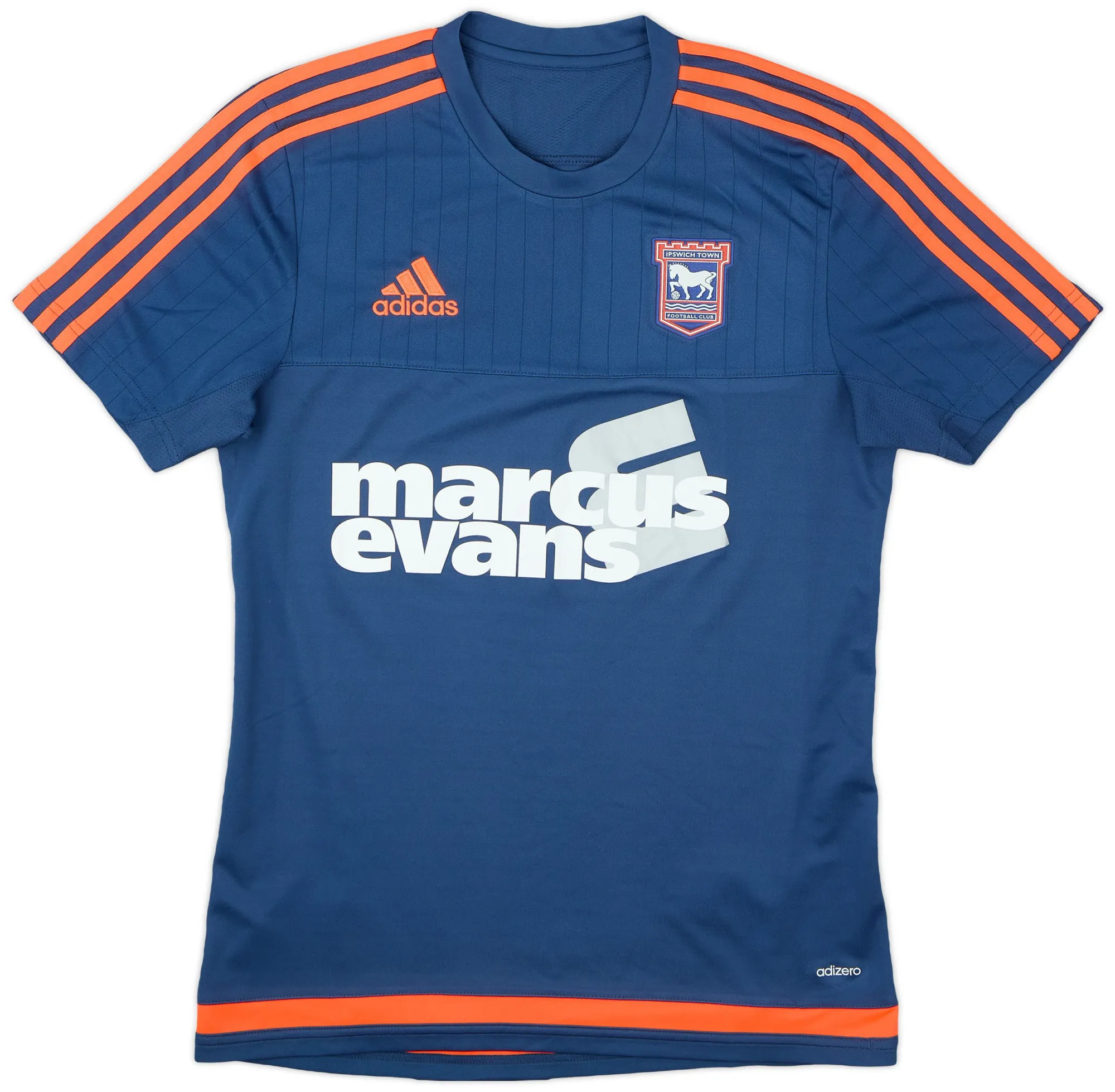 adidas Ipswich Town Boys SS Player Issue Home Shirt 2014/15