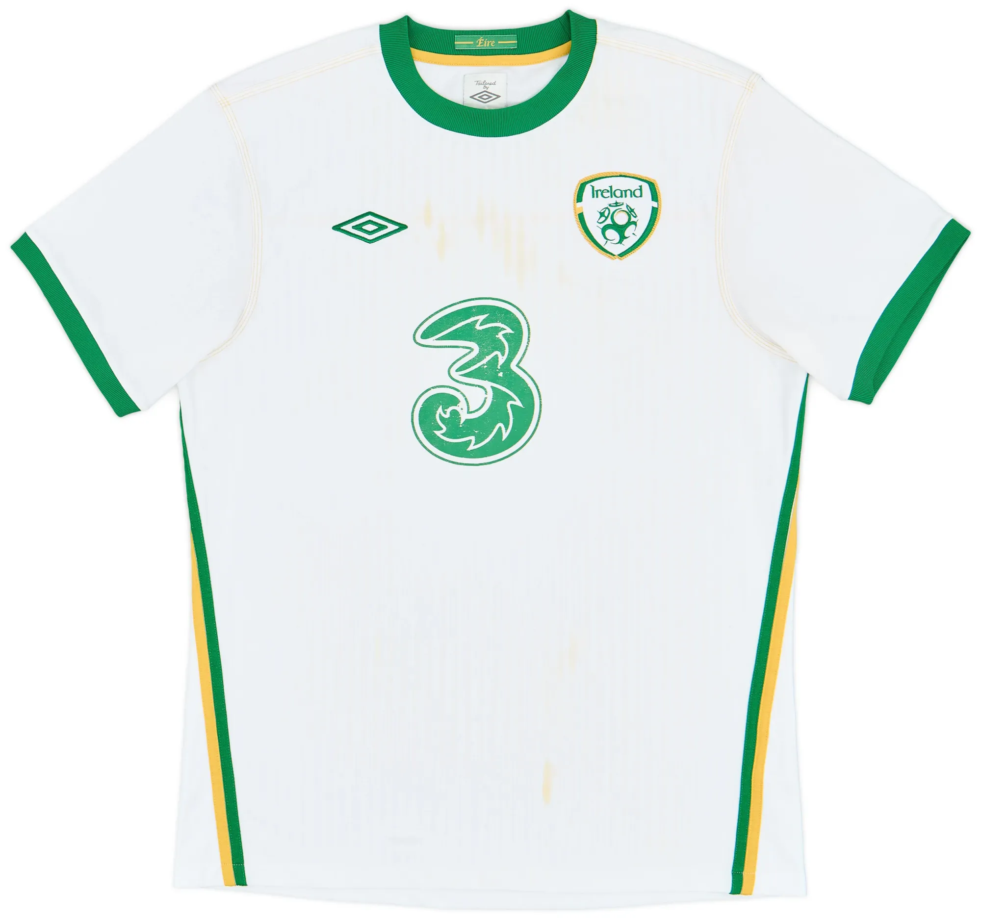 Umbro Republic of Ireland Mens SS Away Shirt 2010