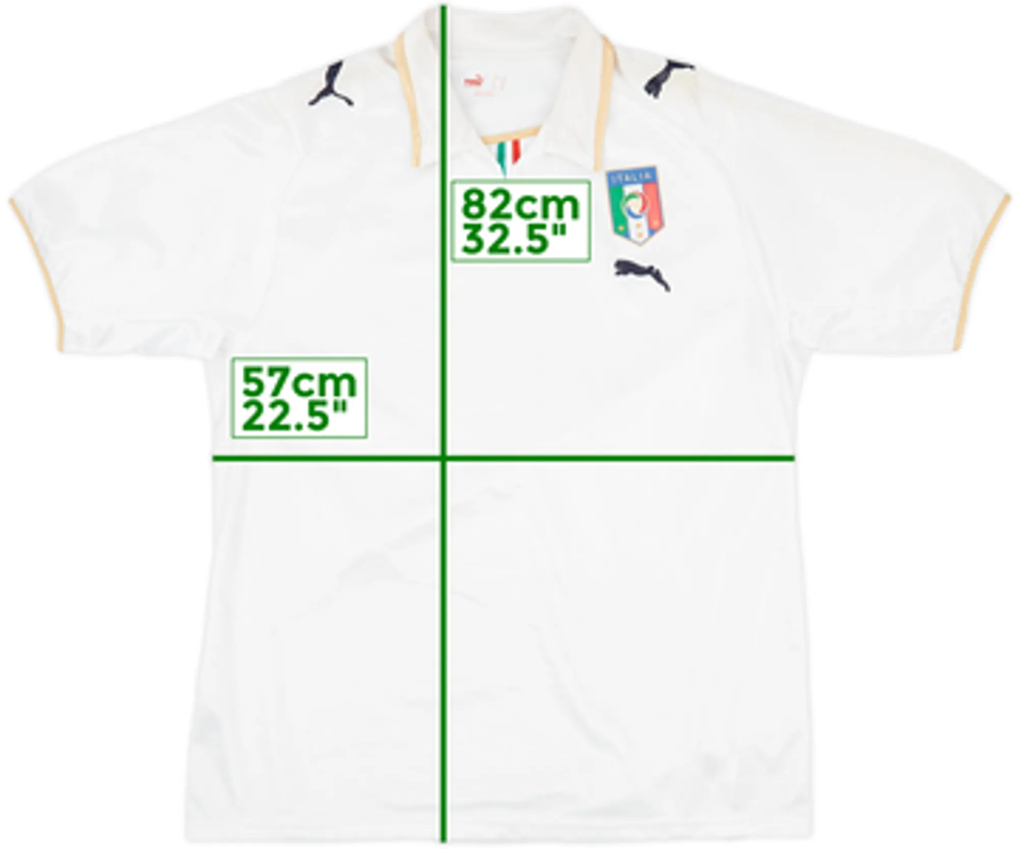 Puma Italy Mens SS Away Shirt 2007