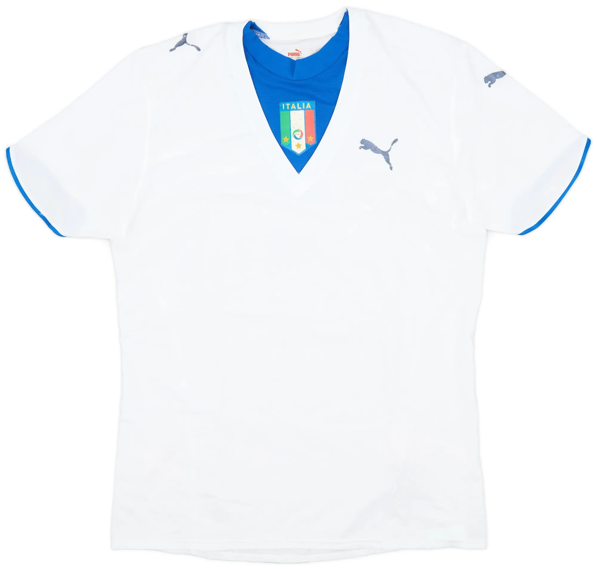 Puma Italy Mens SS Player Issue Away Shirt 2006