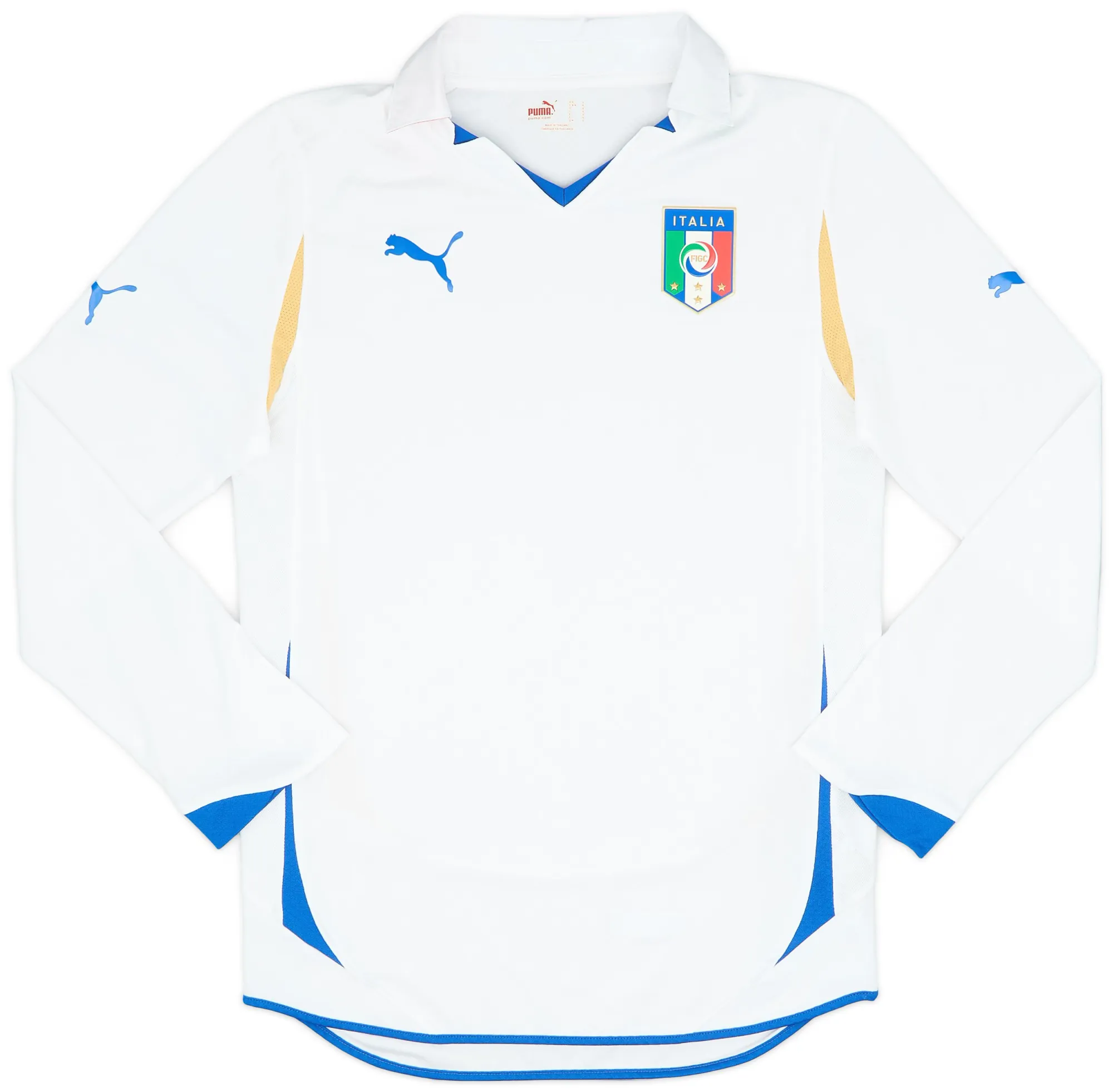 Puma Italy Mens LS Player Issue Away Shirt 2010