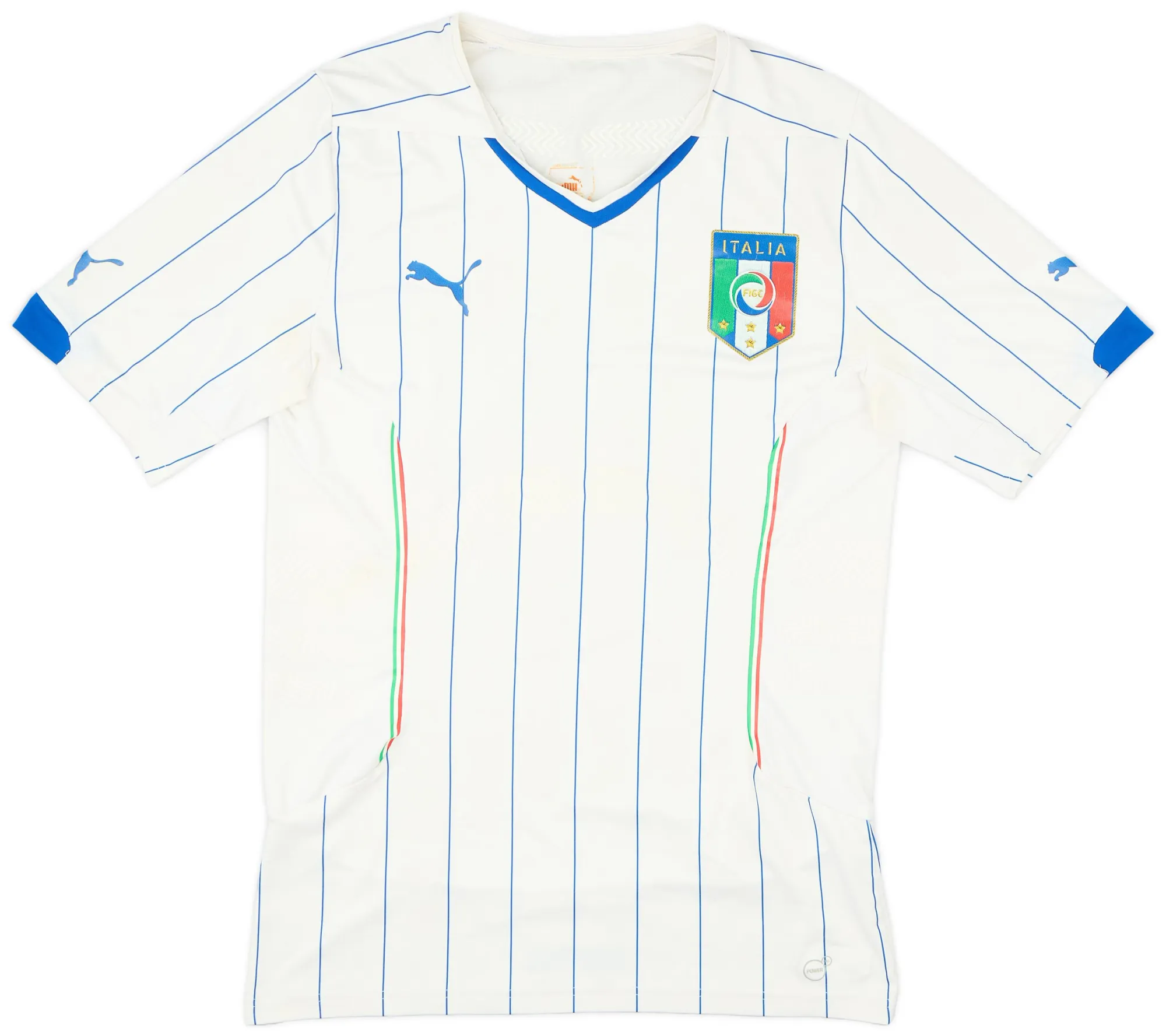 Puma Italy Mens SS Player Issue Away Shirt 2014