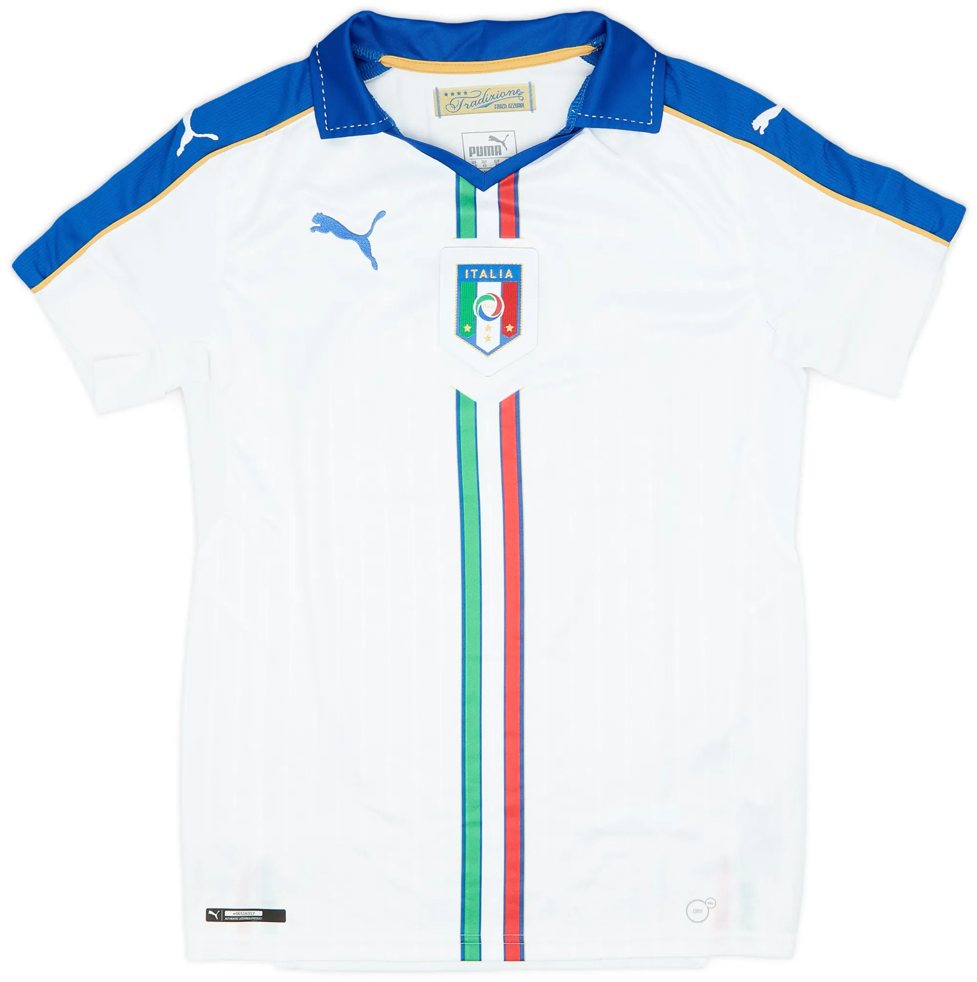 Puma Italy Mens SS Away Shirt 2016