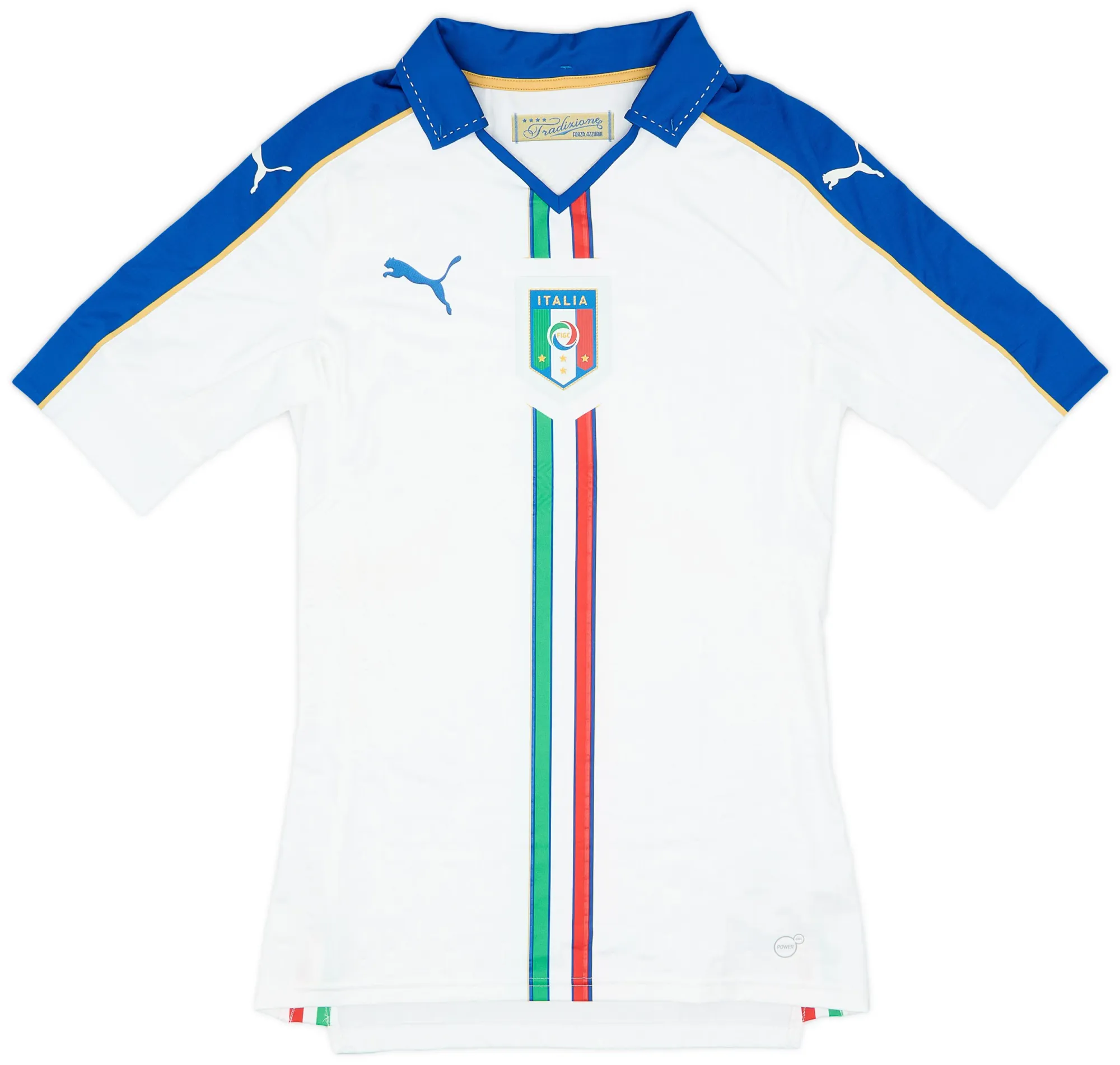 Puma Italy Mens SS Player Issue Away Shirt 2016