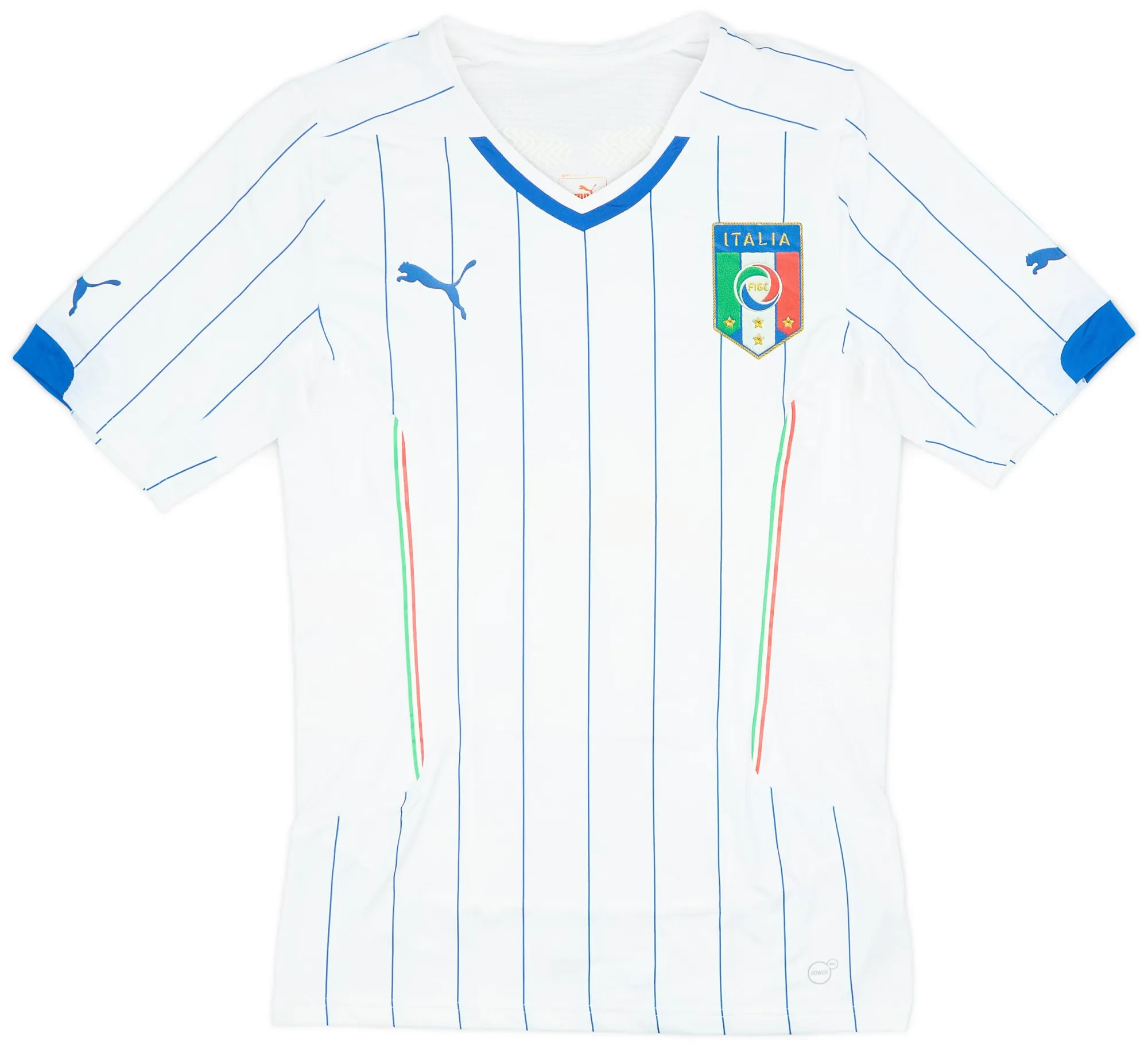 Puma Italy Mens SS Player Issue Away Shirt 2014