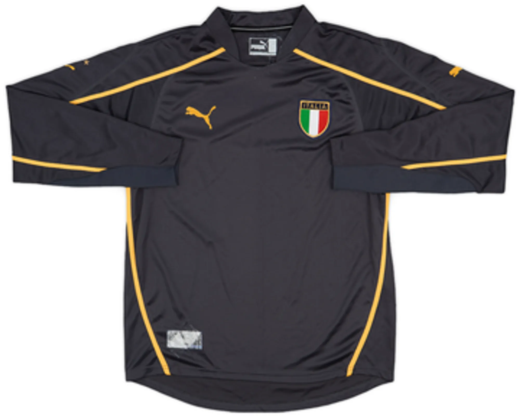 Puma Italy Mens LS Goalkeeper Home Shirt 2003