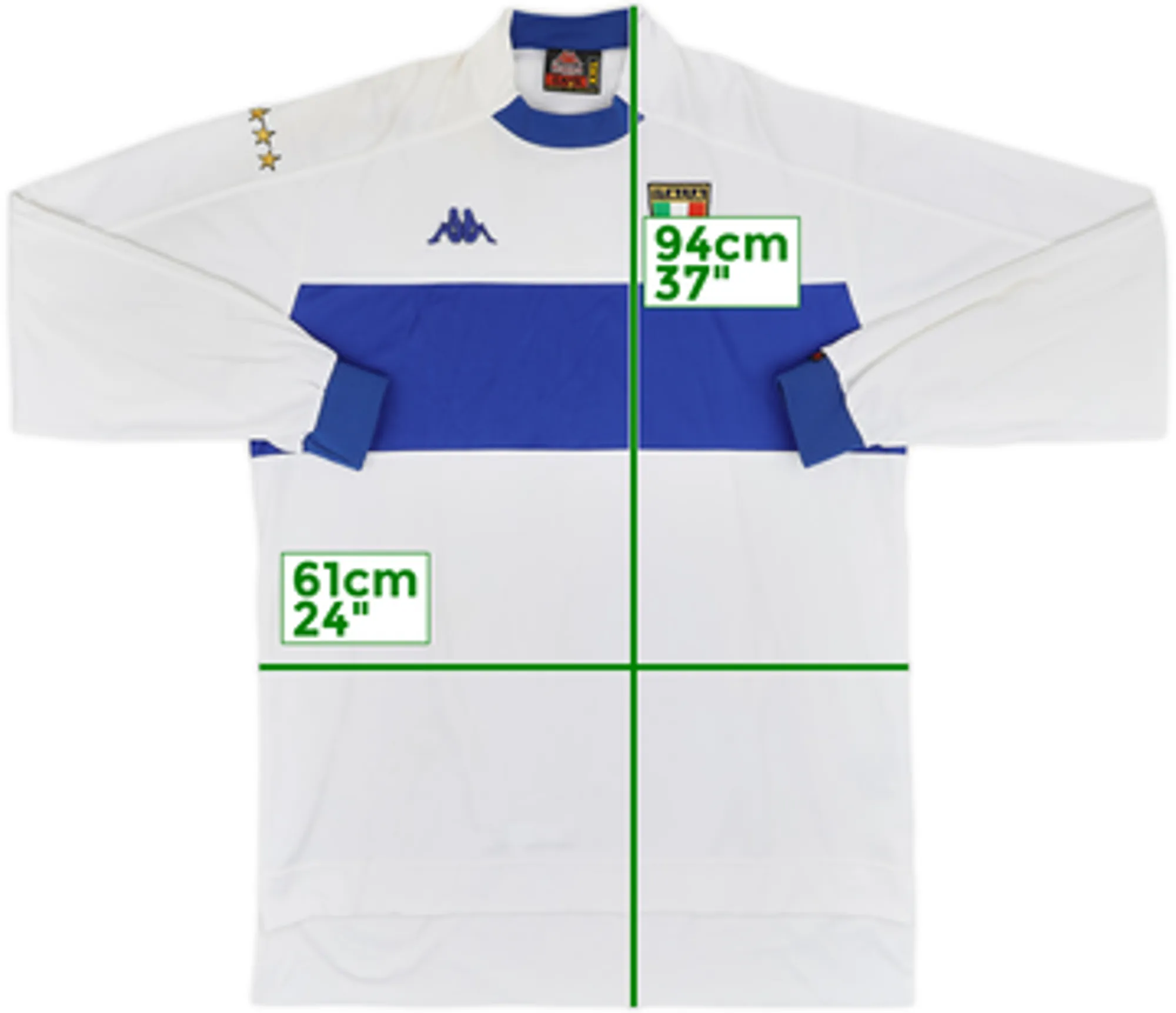 Kappa Italy Mens LS Away Shirt 1998