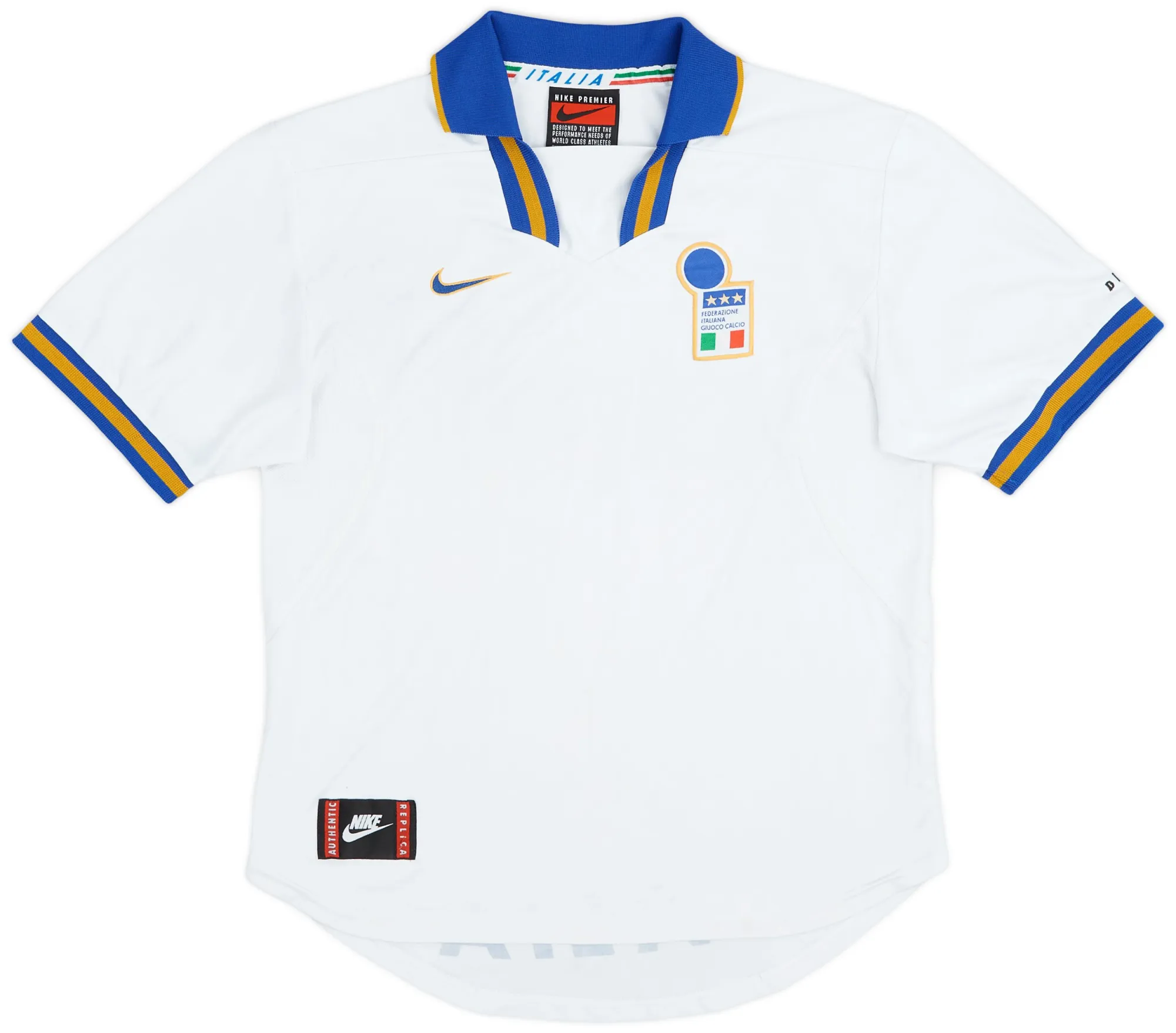 Nike Italy Mens SS Away Shirt 1996