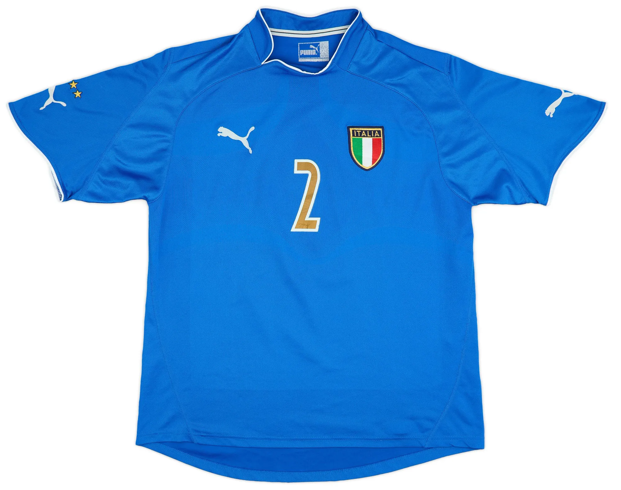 Puma Italy Mens SS Home Shirt 2003