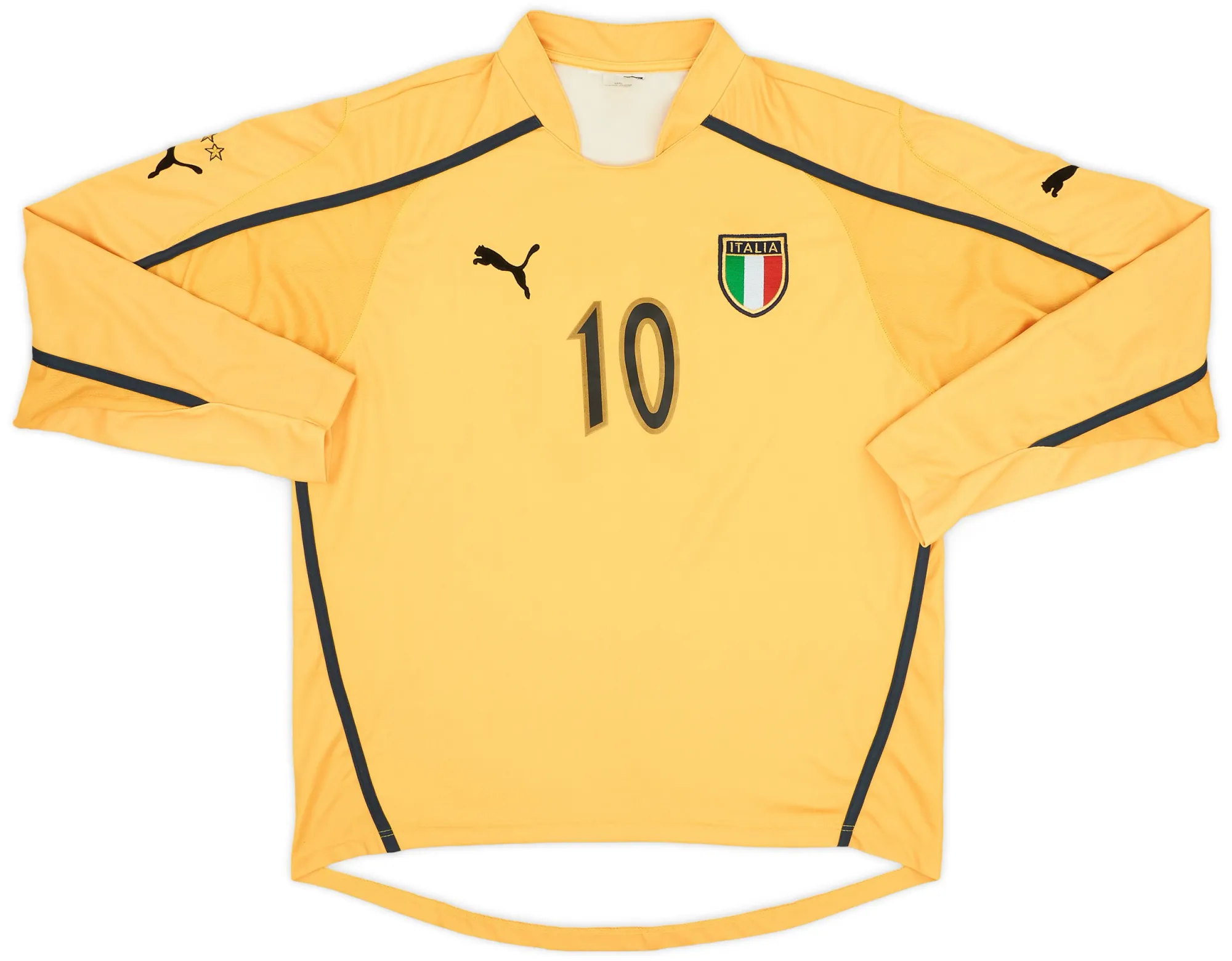 Puma Italy Mens LS Goalkeeper Home Shirt 2003