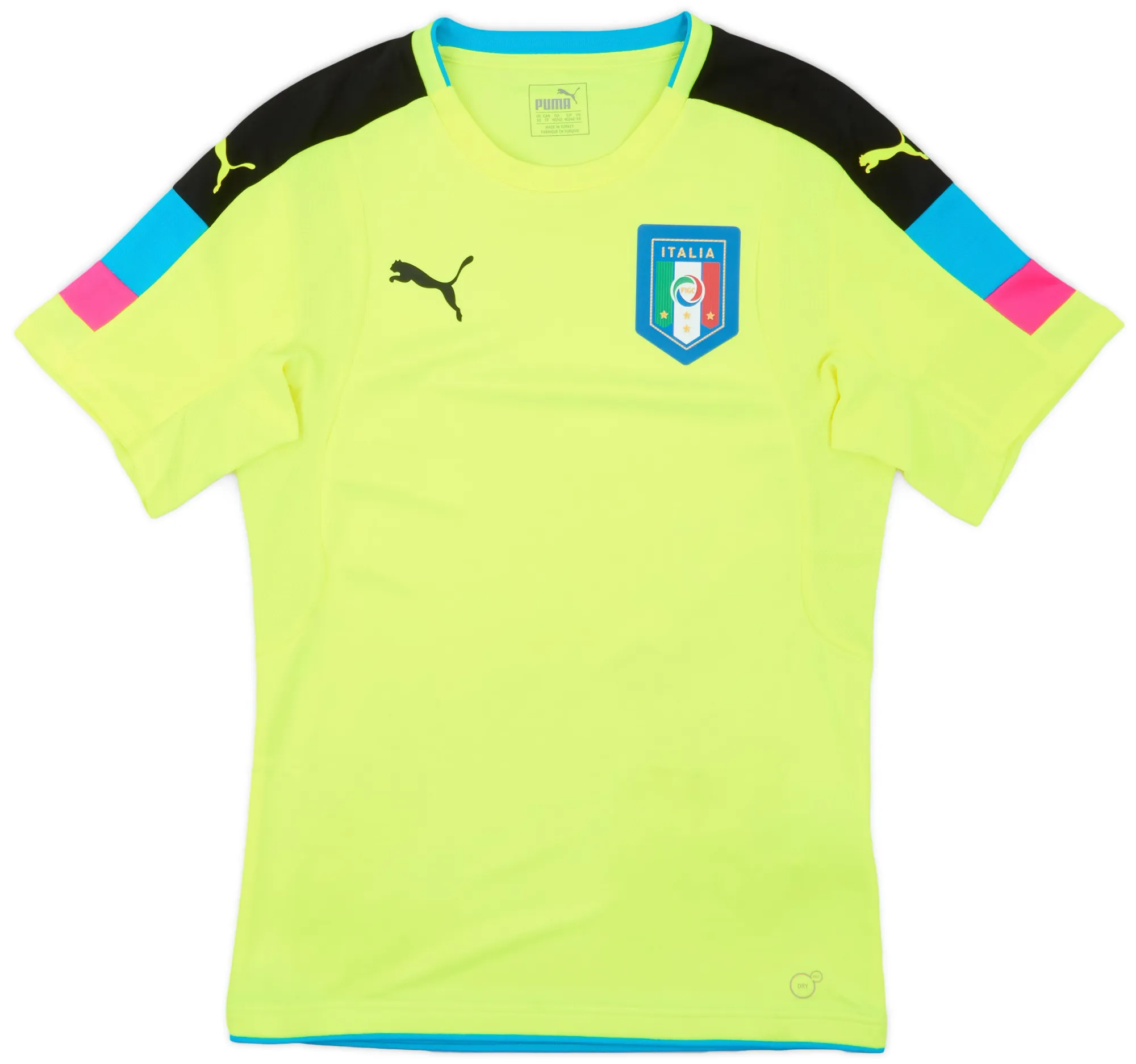 Puma Italy Mens SS Goalkeeper Third Shirt 2016