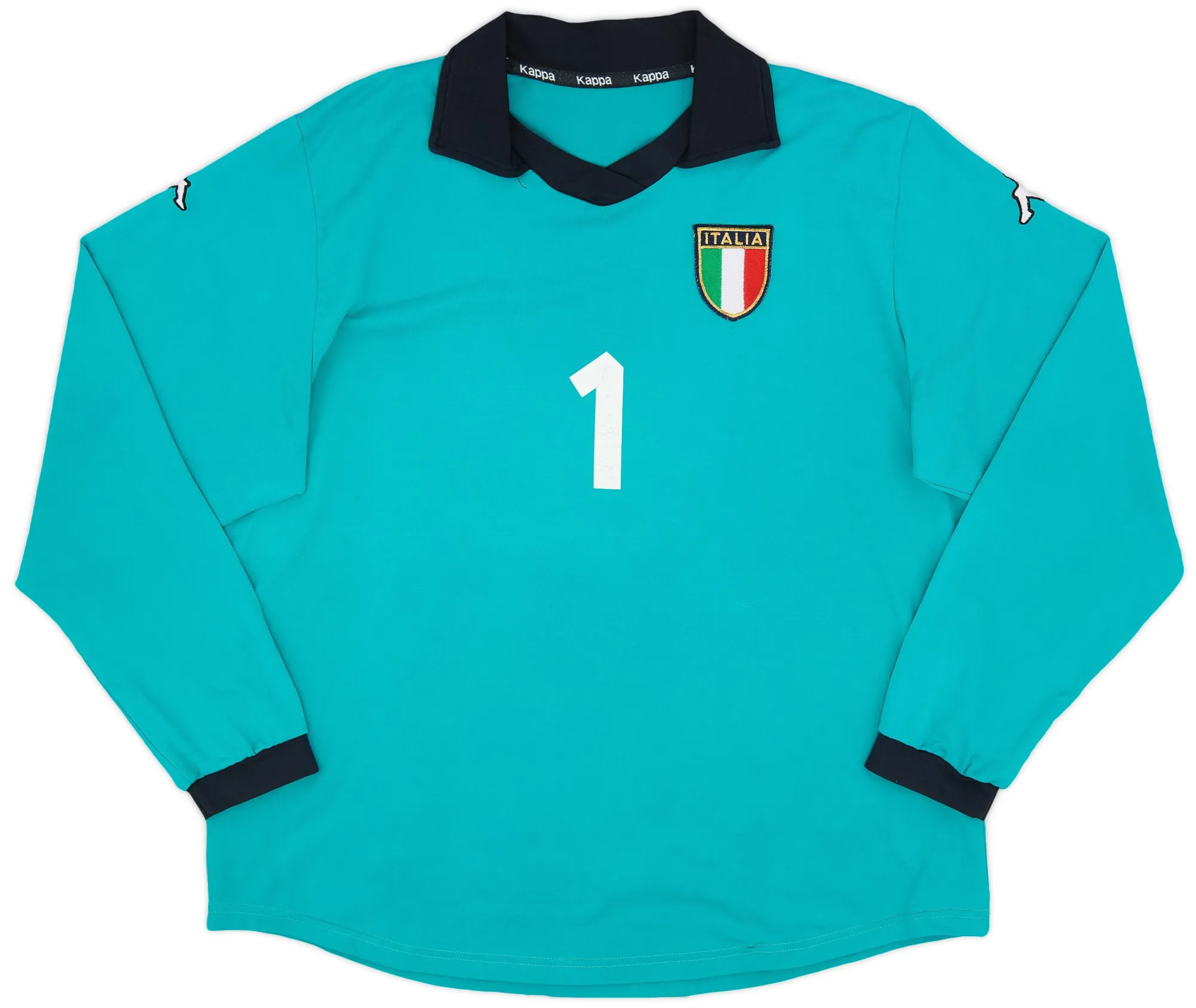 Kappa Italy Mens LS Goalkeeper Home Shirt 2000
