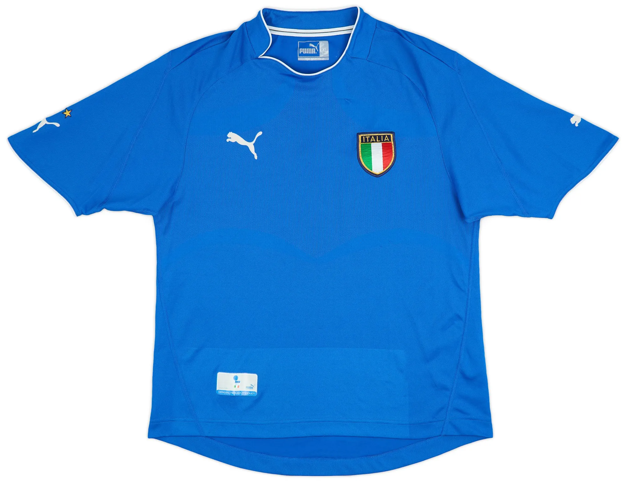 Puma Italy Mens SS Home Shirt 2003