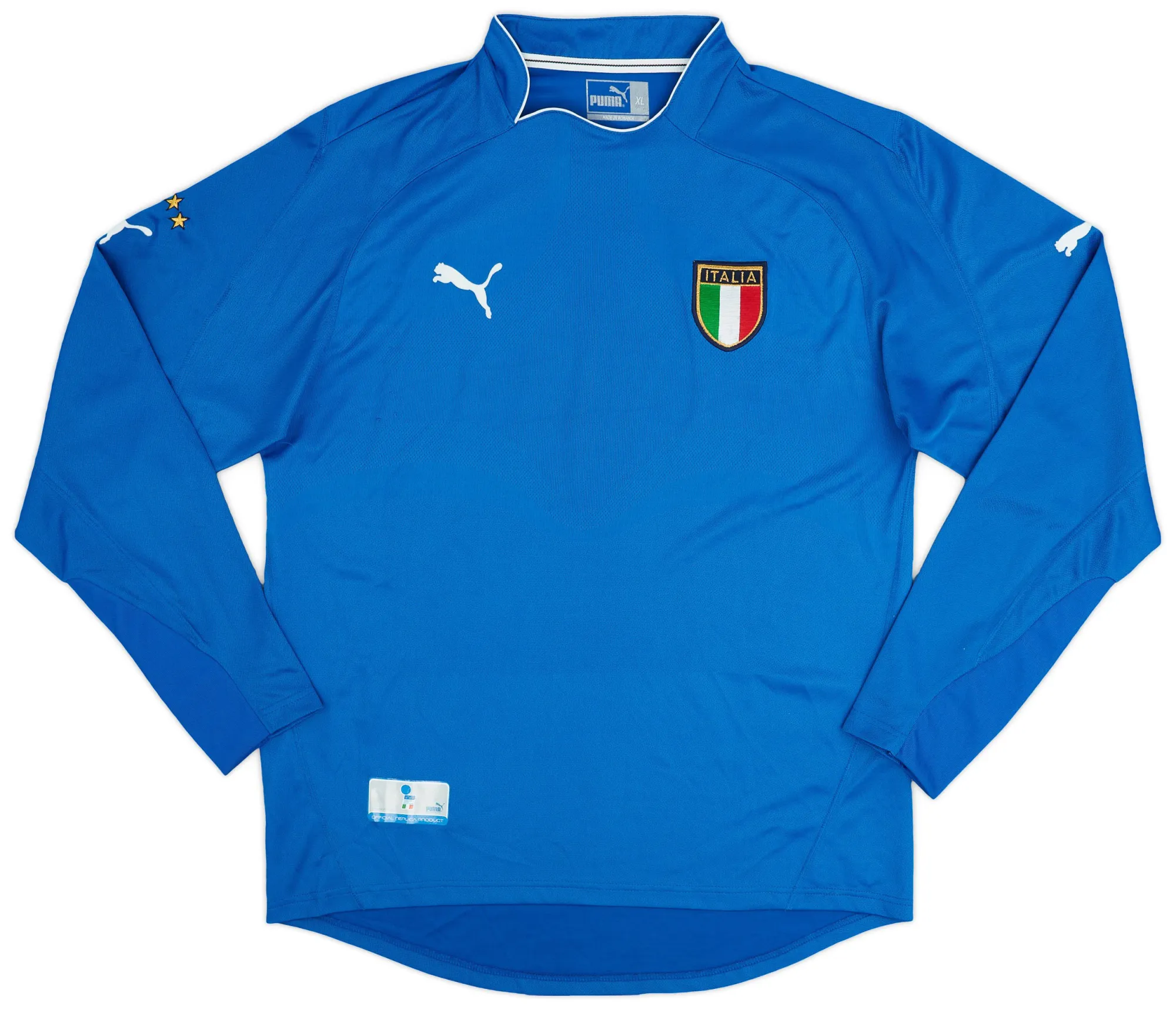 Puma Italy Mens LS Home Shirt 2003