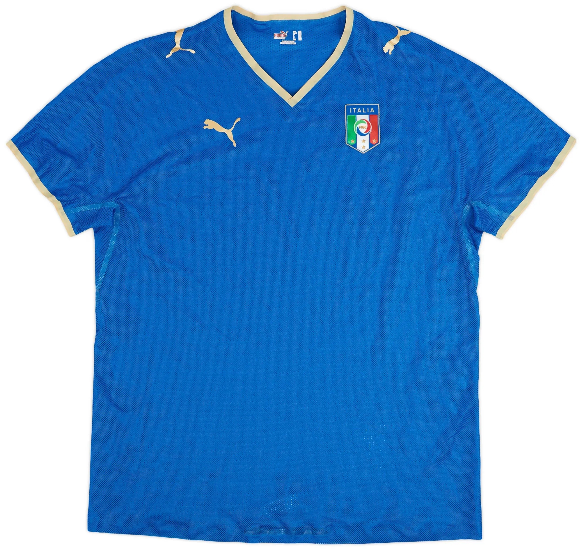 Puma Italy Mens SS Player Issue Home Shirt 2007