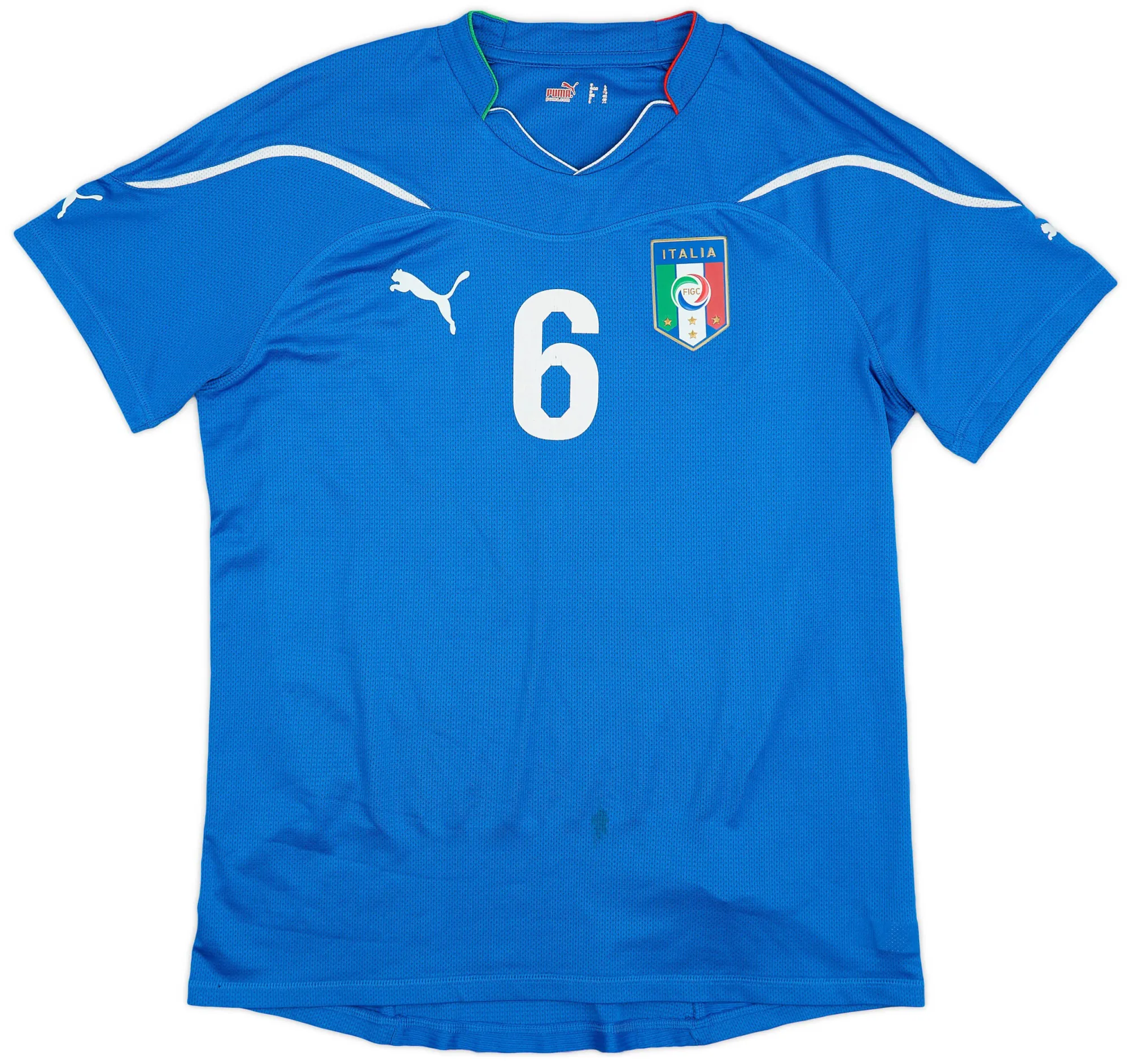 Puma Italy Mens SS Player Issue Home Shirt 2010