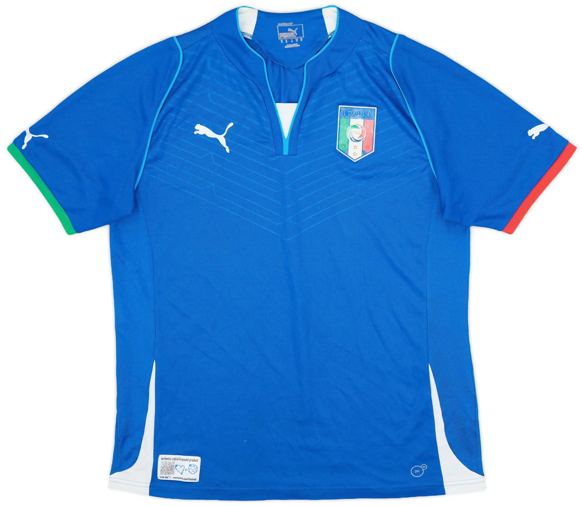 Puma Italy Mens SS Home Shirt 2013