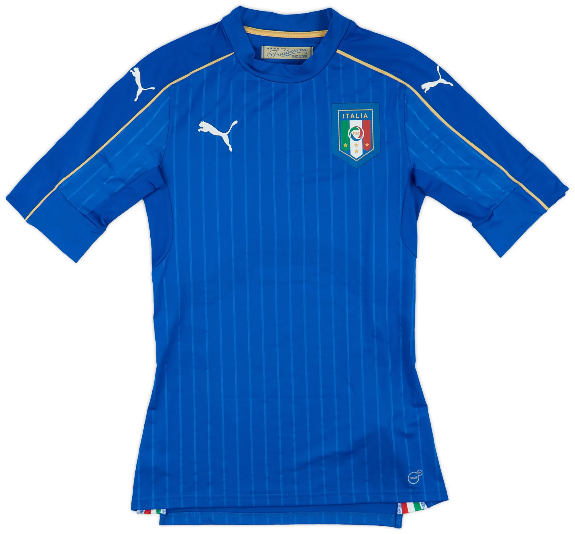 Puma Italy Mens SS Player Issue Home Shirt 2016