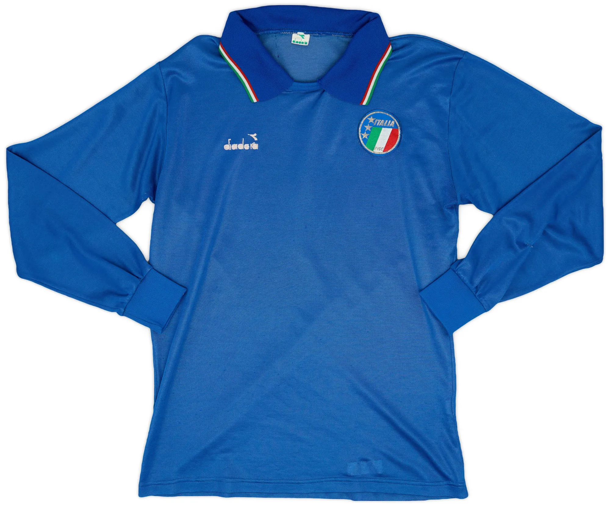 Diadora Italy Mens LS Home Shirt 1986