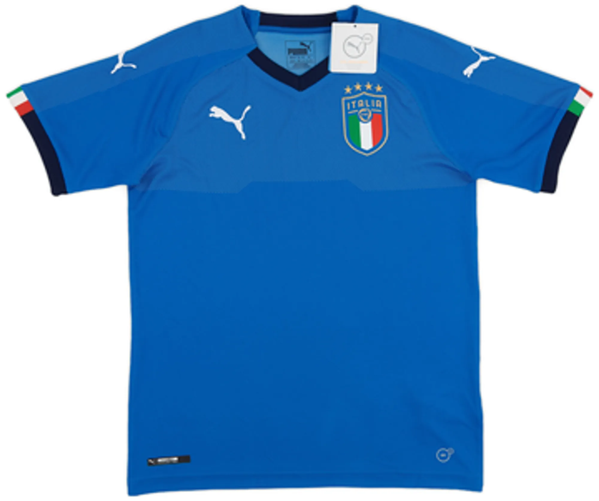 Puma Italy Boys SS Home Shirt 2018