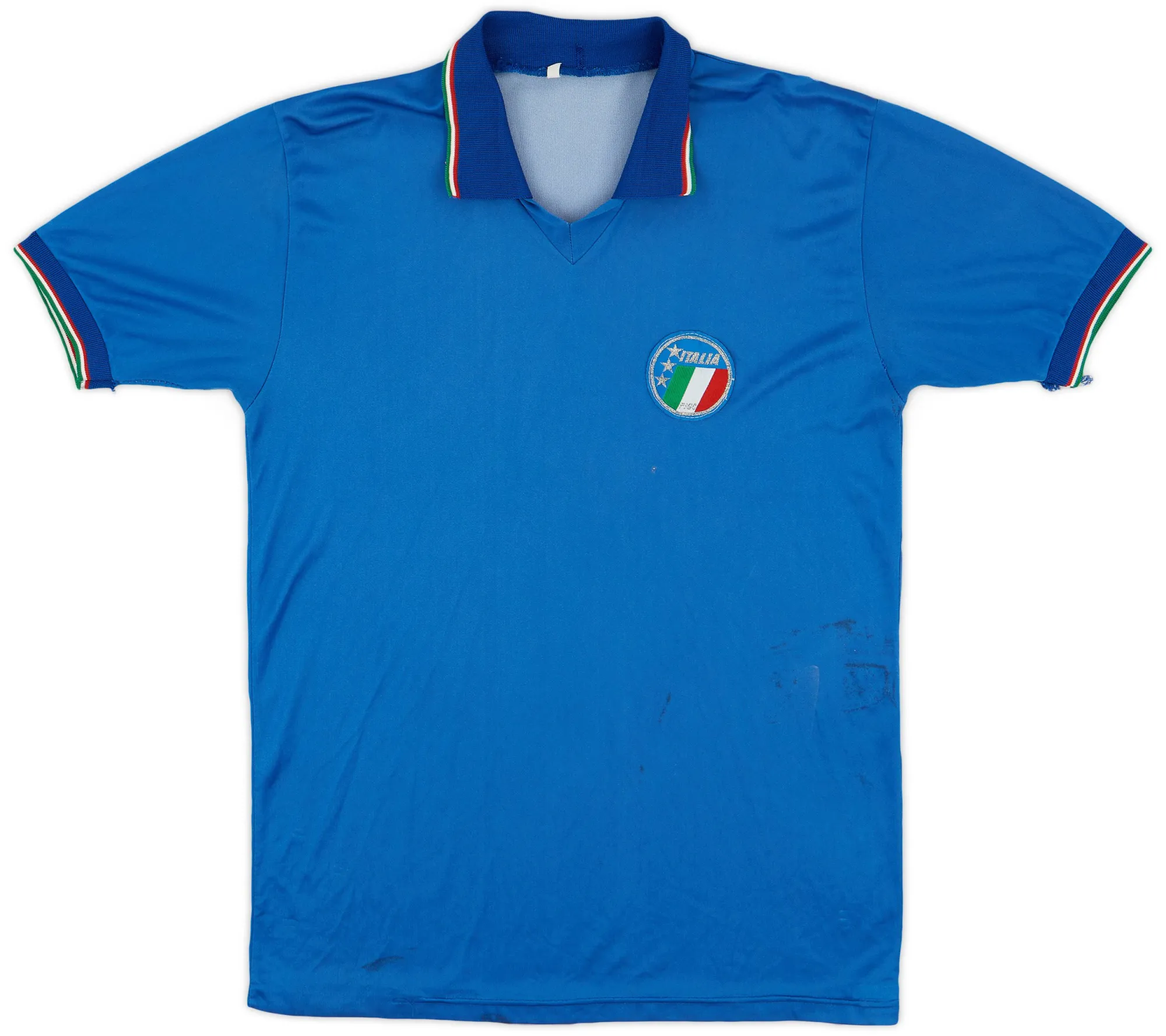 Diadora Italy Mens SS Home Shirt 1986