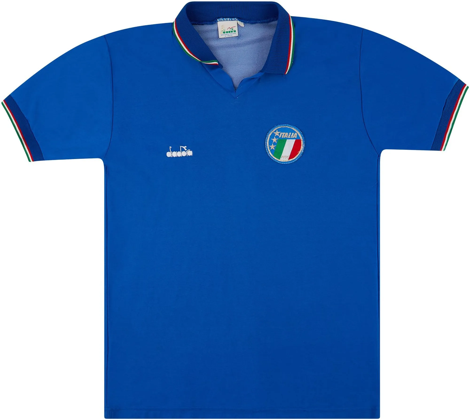 Diadora Italy Mens SS Home Shirt 1986