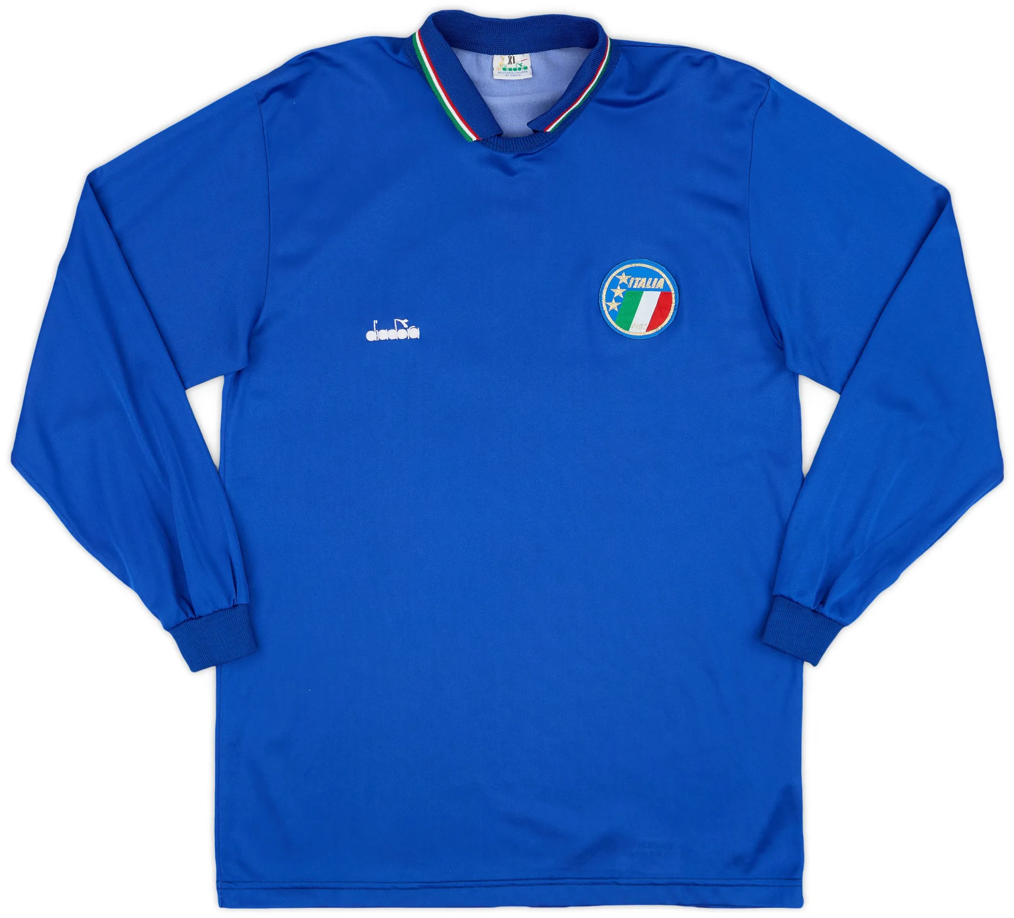 Diadora Italy Mens LS Home Shirt 1986