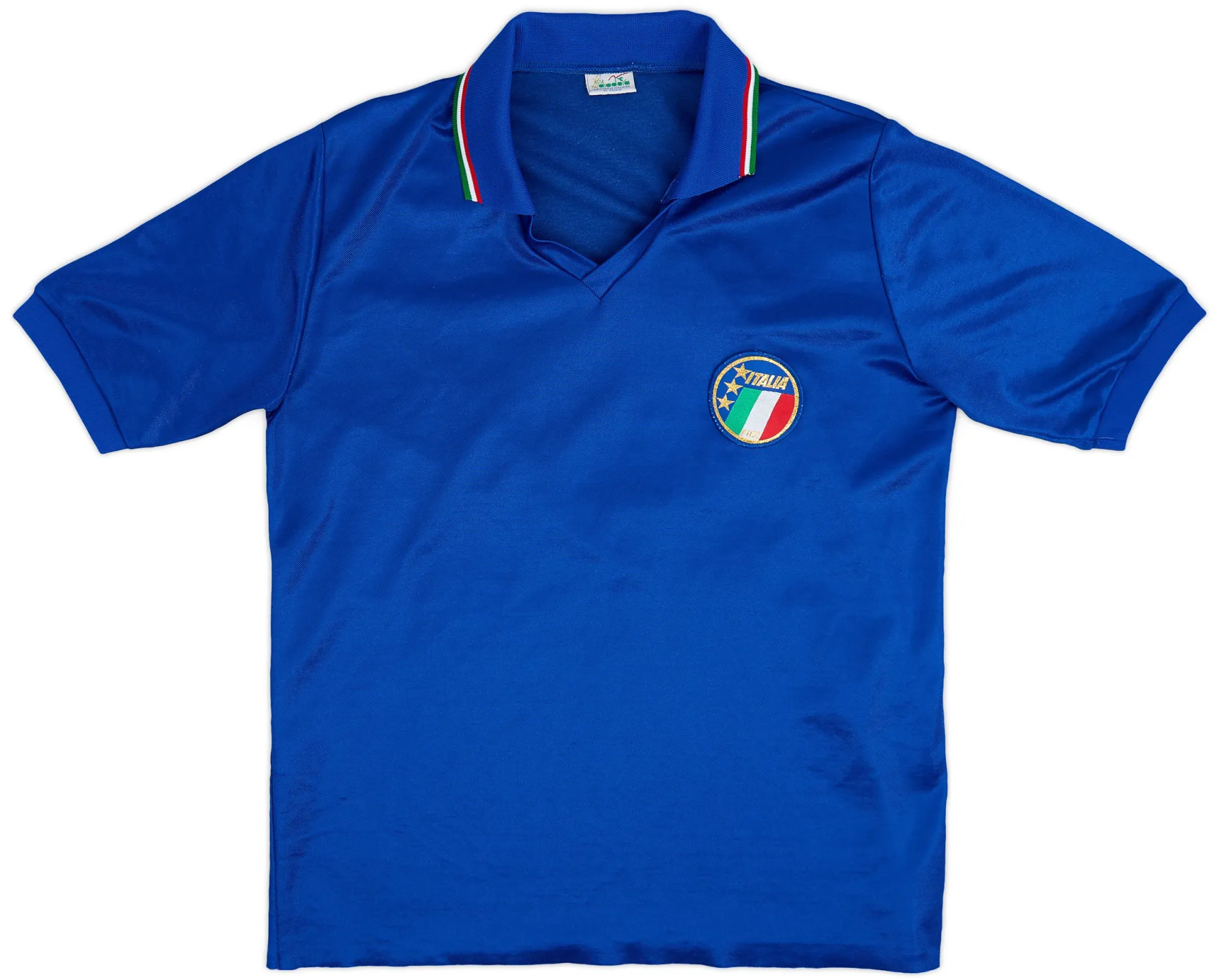 Diadora Italy Mens SS Home Shirt 1986