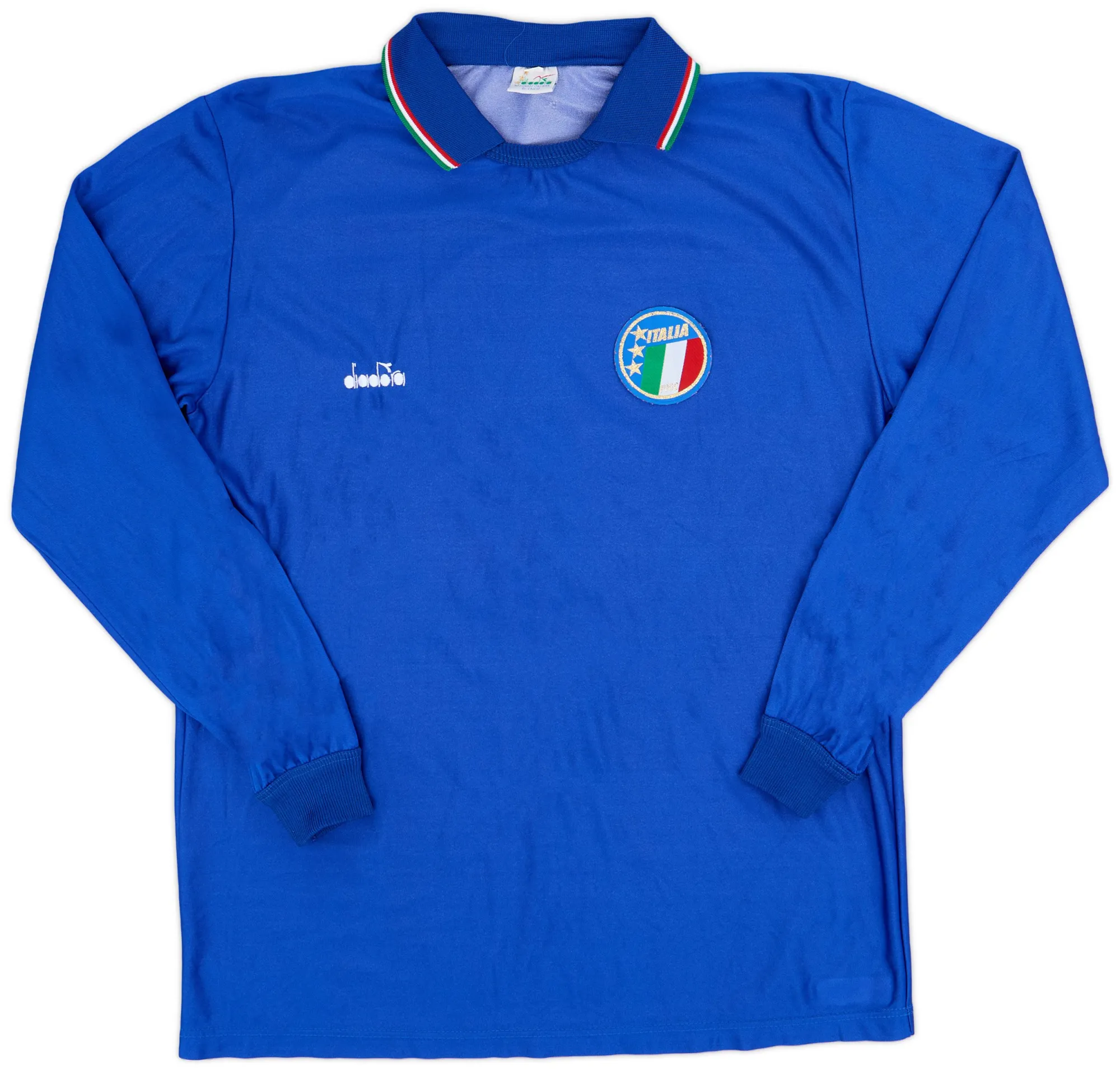 Diadora Italy Mens LS Home Shirt 1986