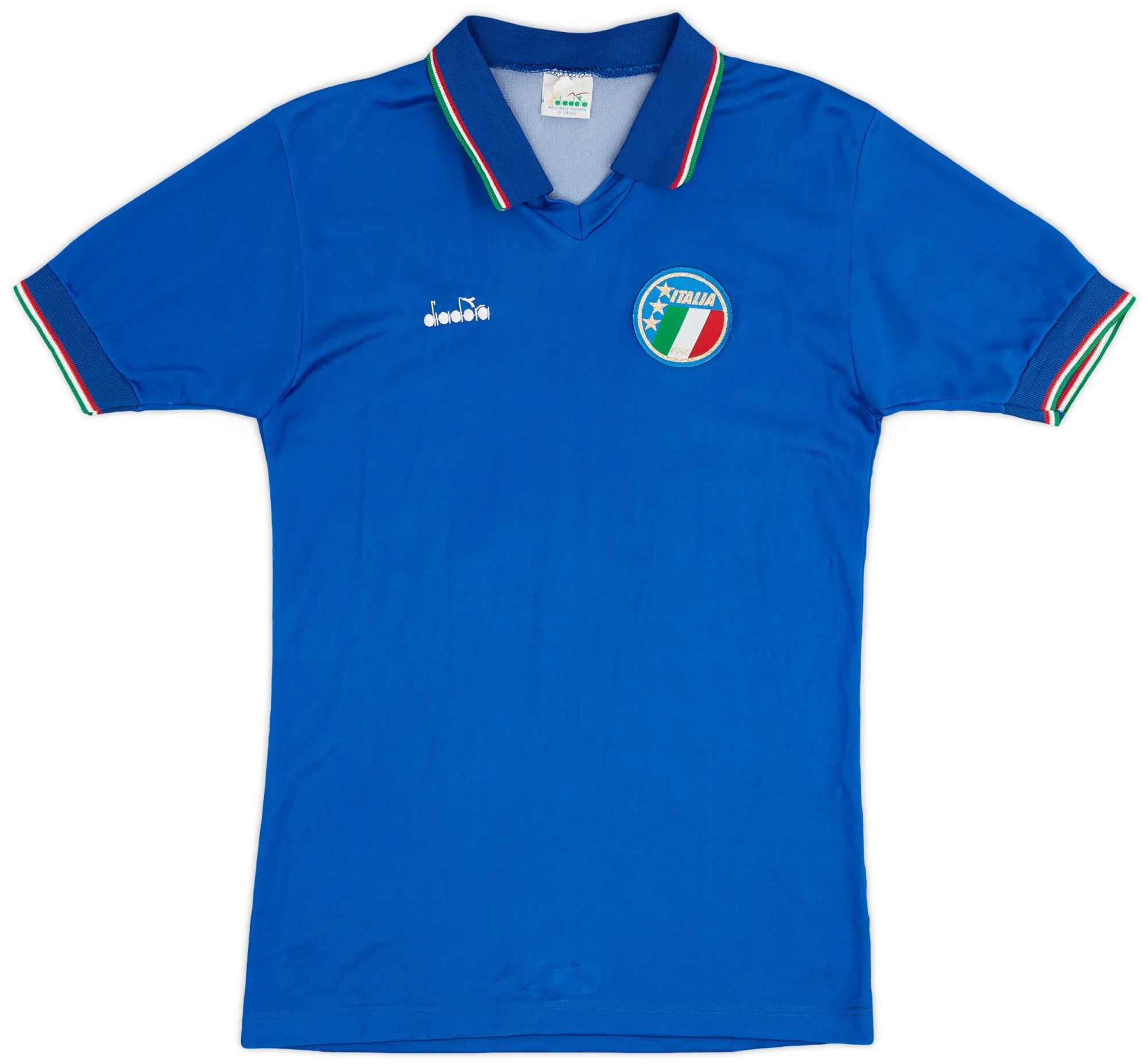 Diadora Italy Mens SS Home Shirt 1986