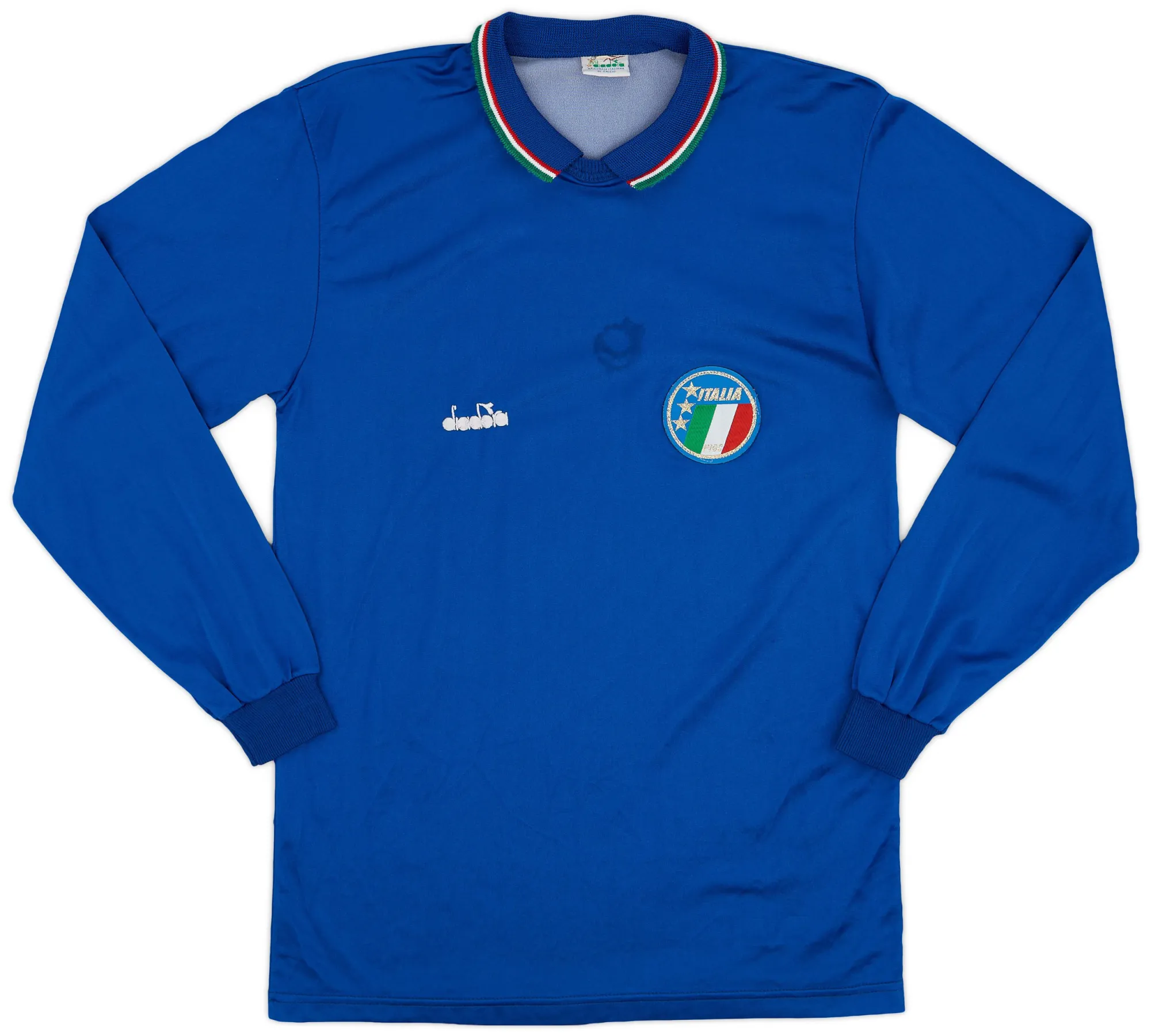Diadora Italy Mens LS Home Shirt 1986