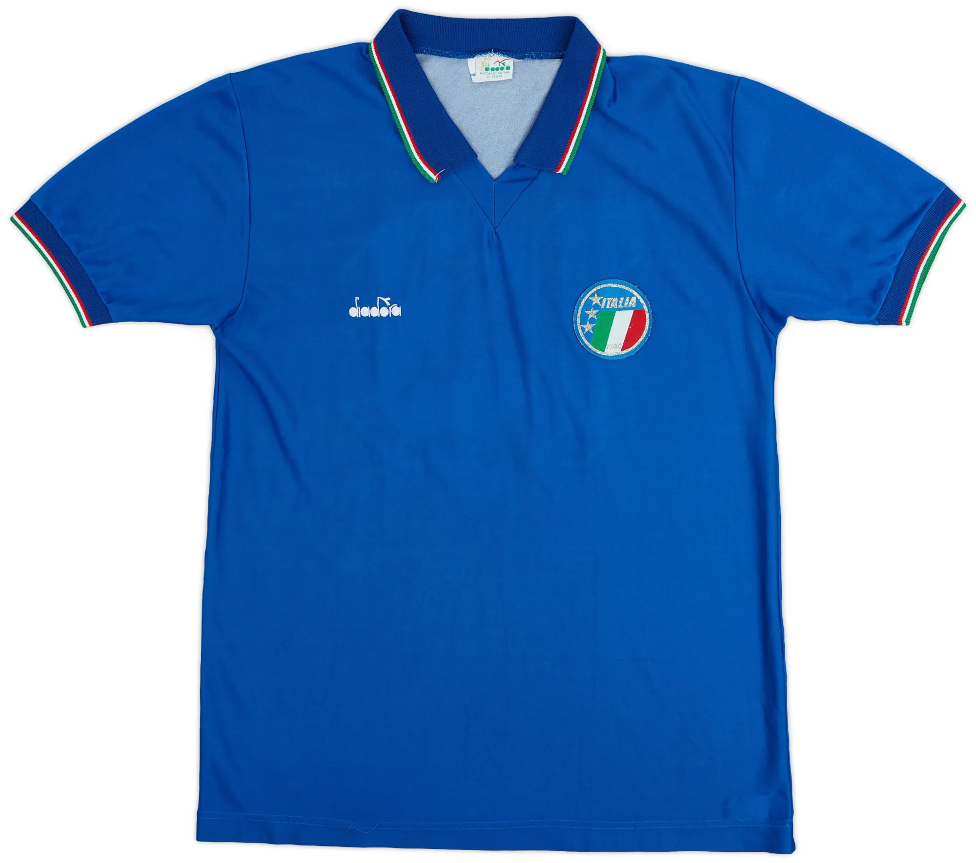 Diadora Italy Mens SS Home Shirt 1986